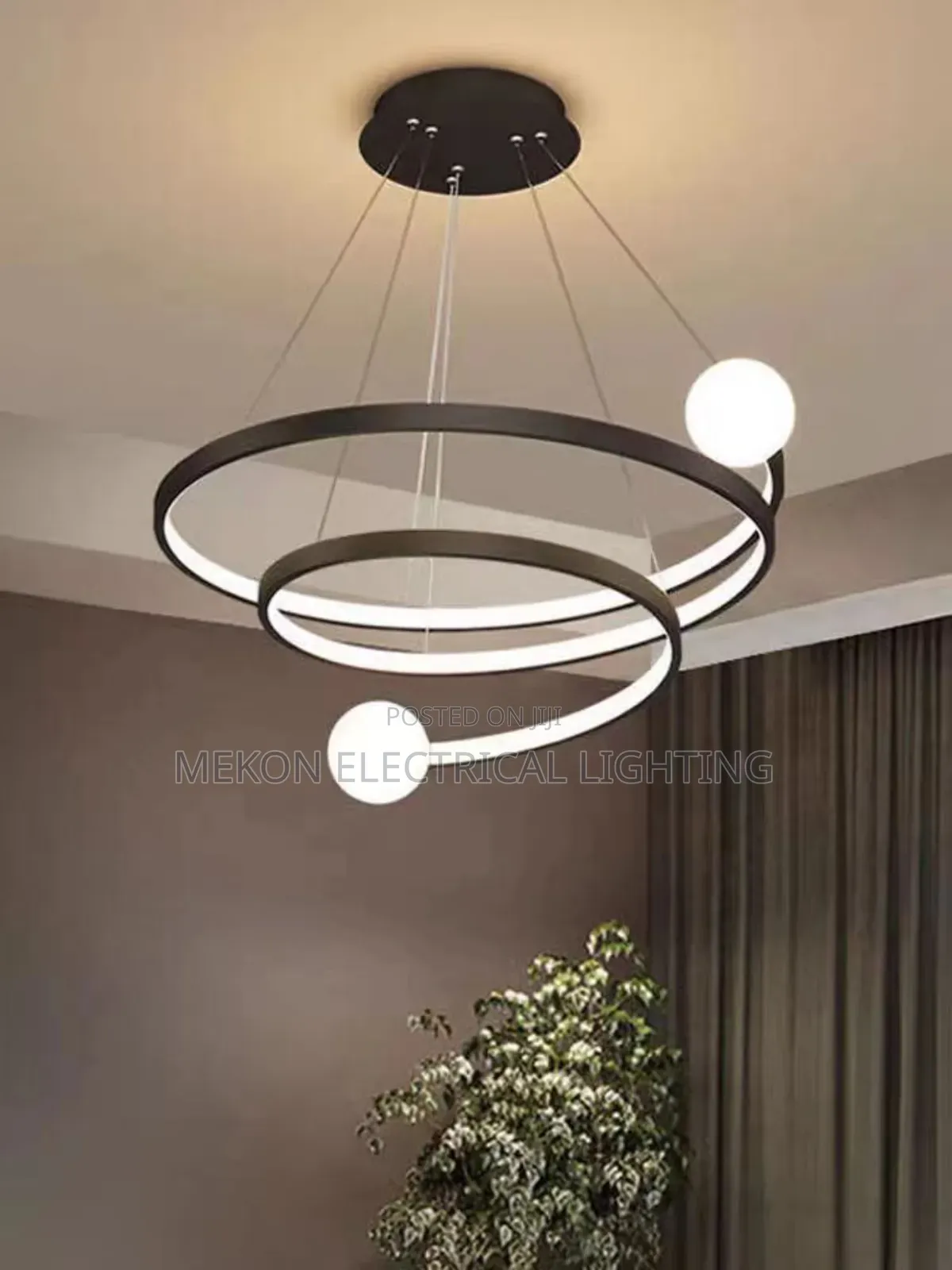 Led Spiral Chandelier