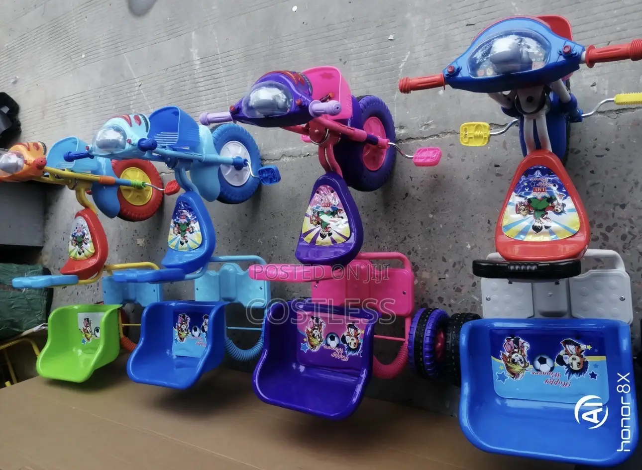 Children's Tricycle With a Carrier