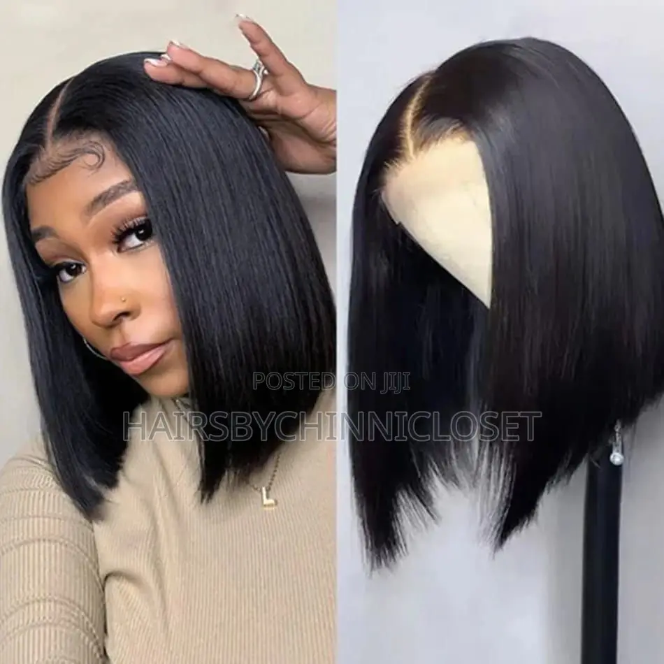 Human Hair Bob Wig 10"31,000