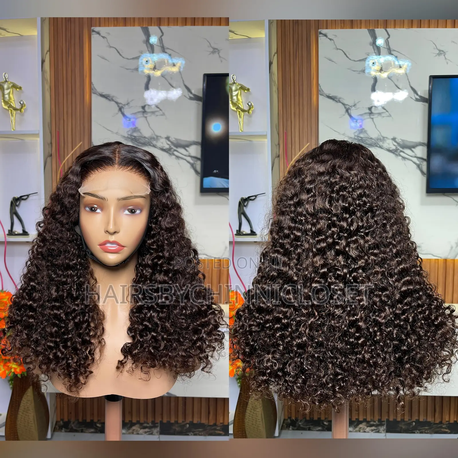 SDD Luxury Burmese Curls With 5x5 Closure Chocolate Brown