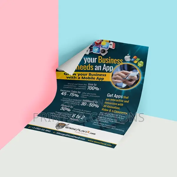 Custom Printed Flyer for Businesses