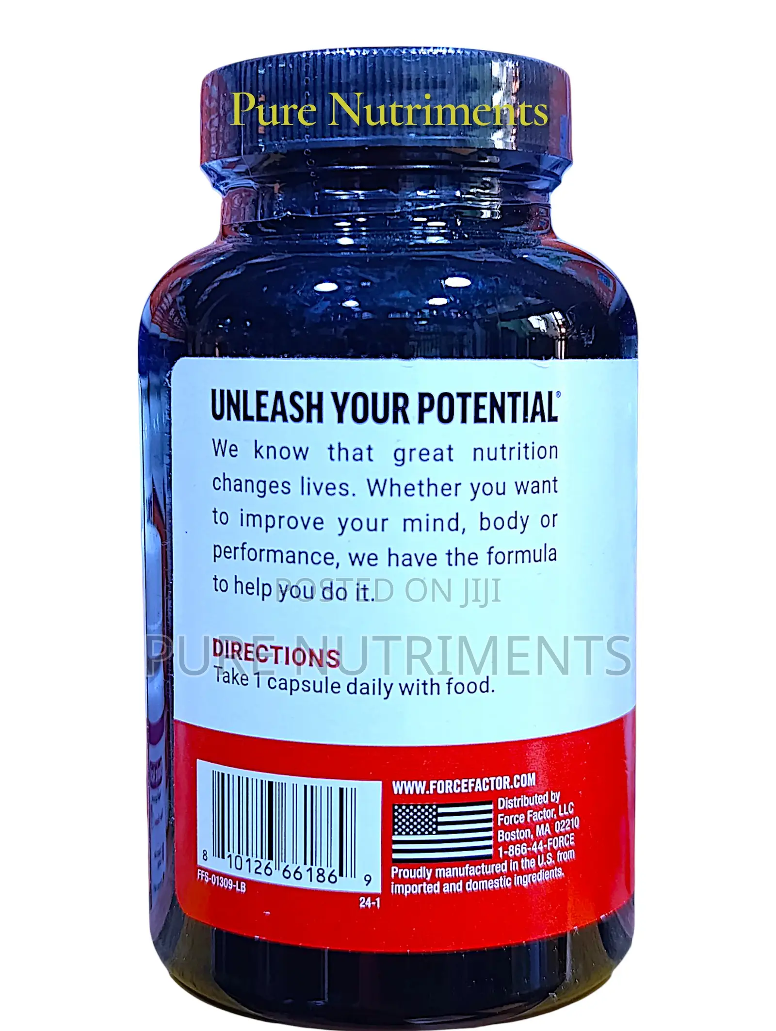 Force Factor Potassium Citrate 99mg – 180 Capsules Electrolyte Support