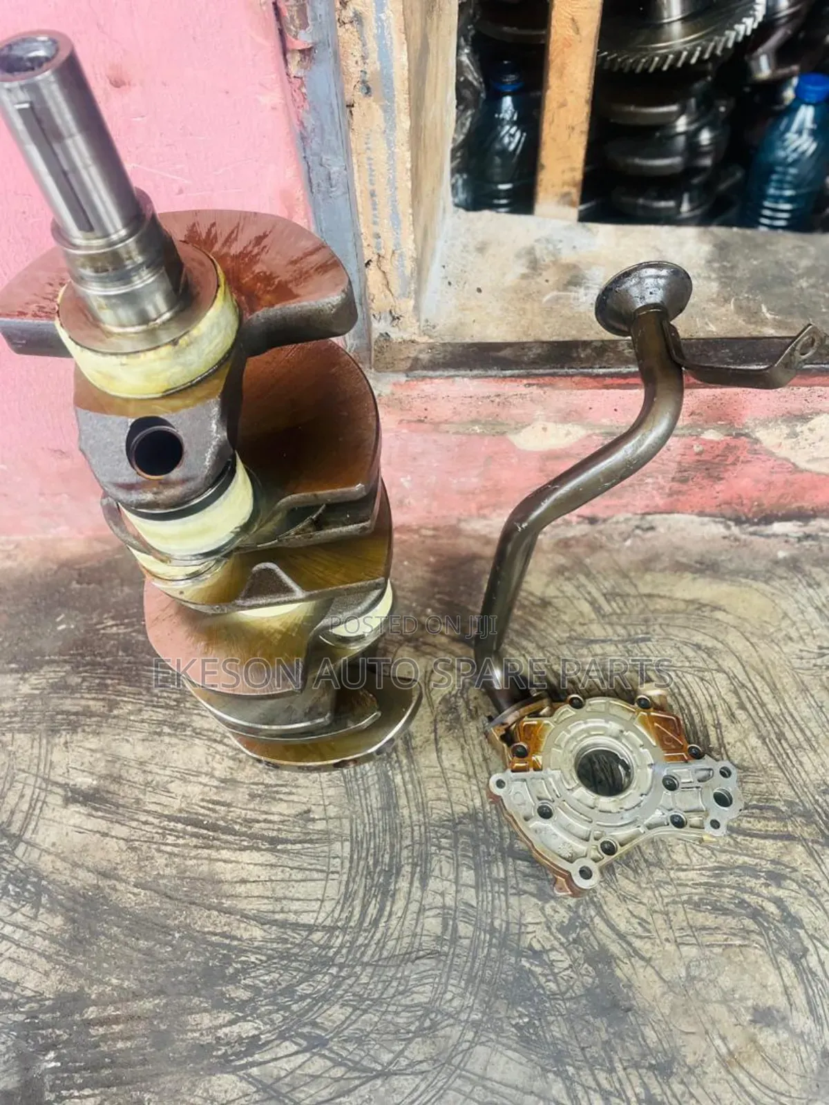 Crankshaft and Oil Pump for F-150 5.0 ,Ford Mustang,V8 Engine