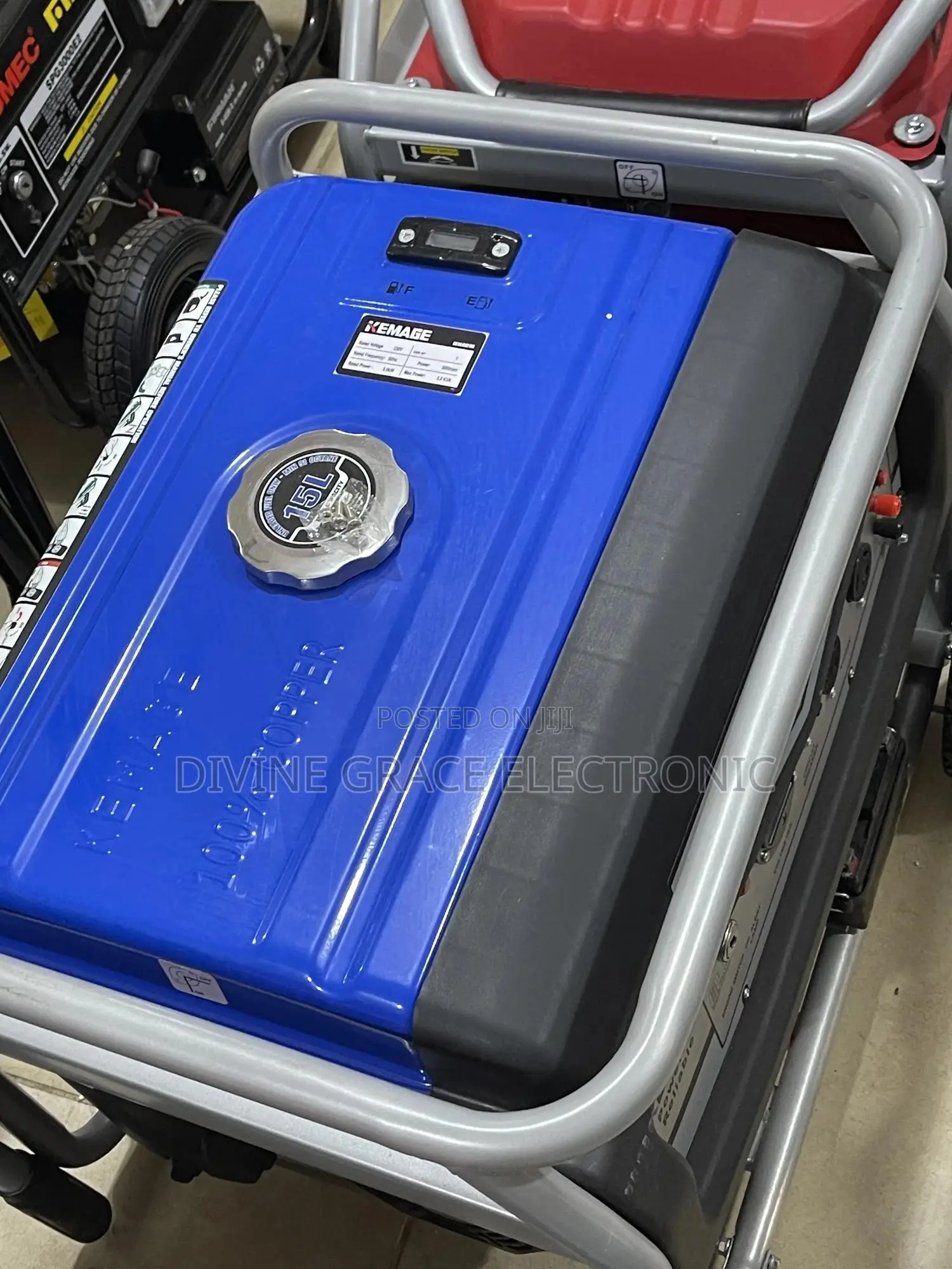 5.5kva Brand New Kemage Key/Remote Start Generator R