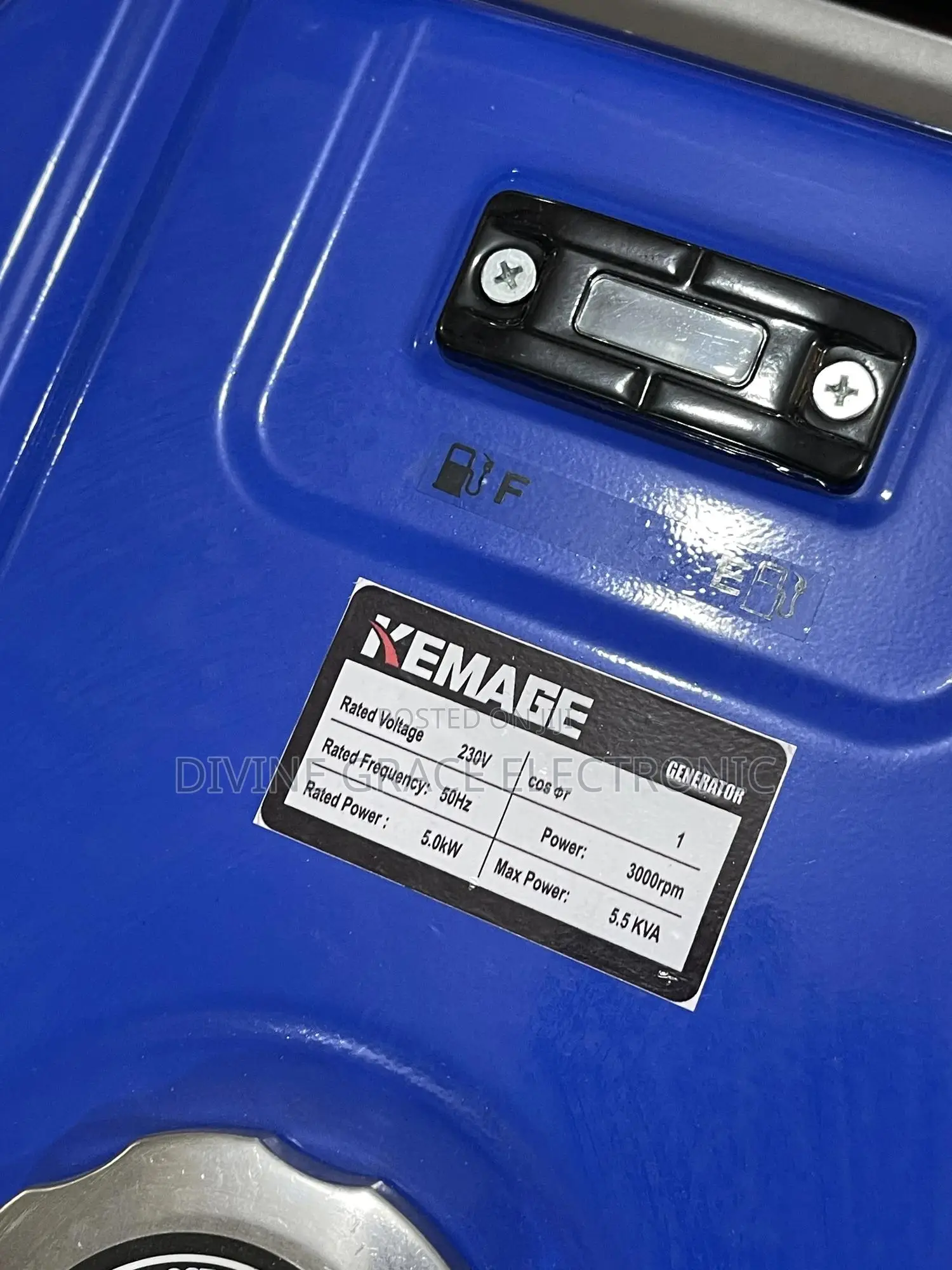 5.5kva Brand New Kemage Key/Remote Start Generator R