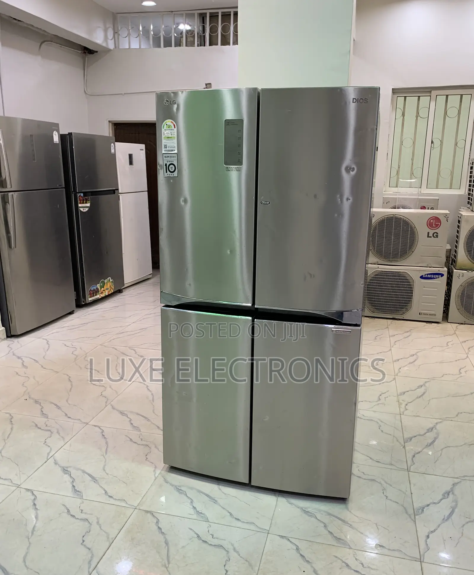 LG 870 Liters Linear Inverter 4dooor Side by Side Refrigerator Foreign