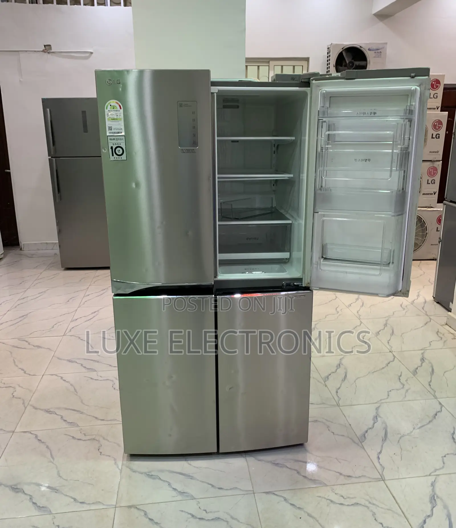 LG 870 Liters Linear Inverter 4dooor Side by Side Refrigerator Foreign