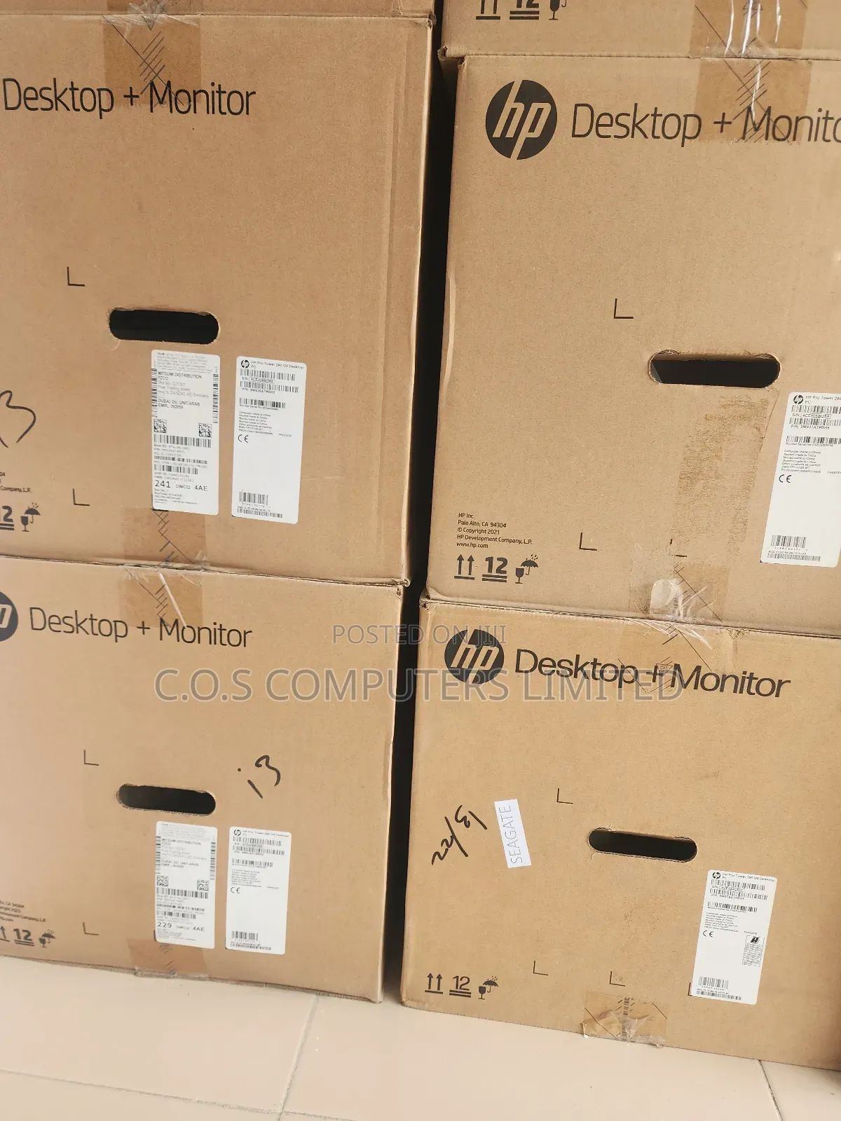 New Desktop Computer HP 290 G9 8GB Intel Core i3 SSD 512GB
