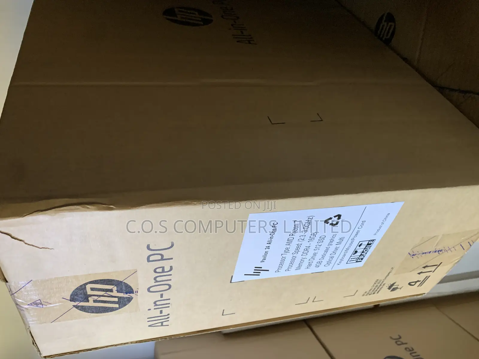 New Desktop Computer HP Pavilion 24 16GB AMD Ryzen 7 SSD 512GB