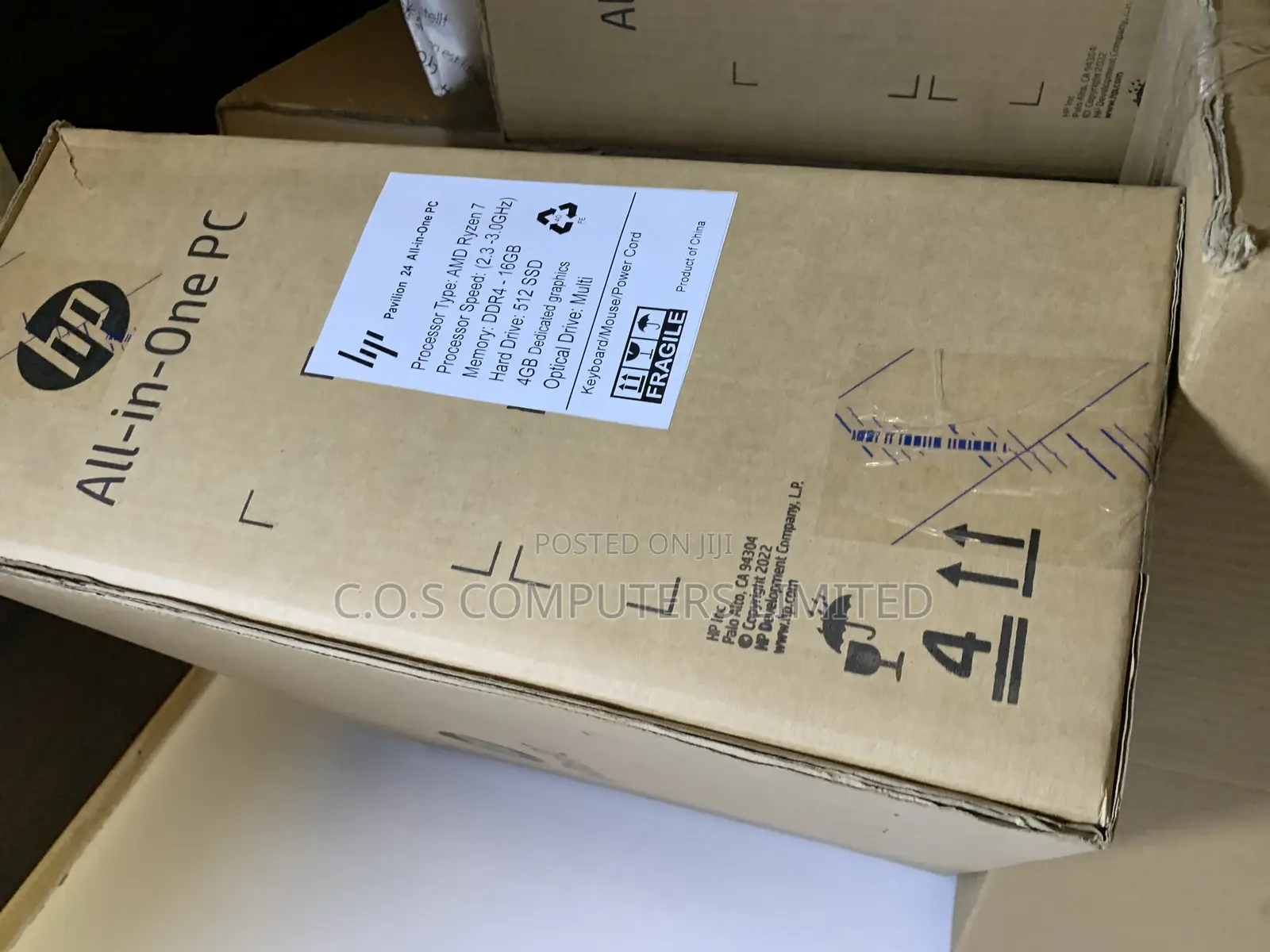 New Desktop Computer HP Pavilion 24 16GB AMD Ryzen 7 SSD 512GB