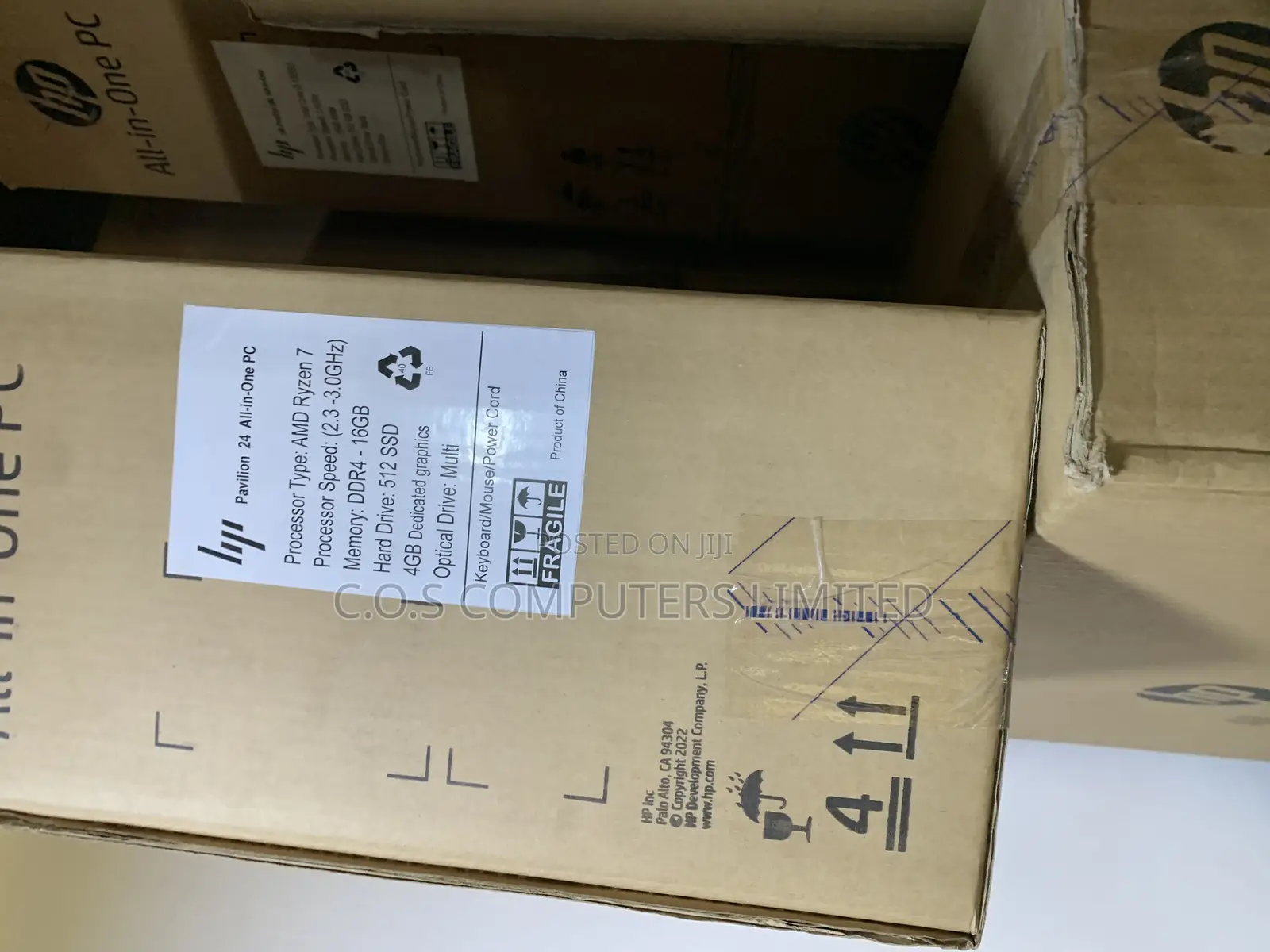 New Desktop Computer HP Pavilion 24 16GB AMD Ryzen 7 SSD 512GB
