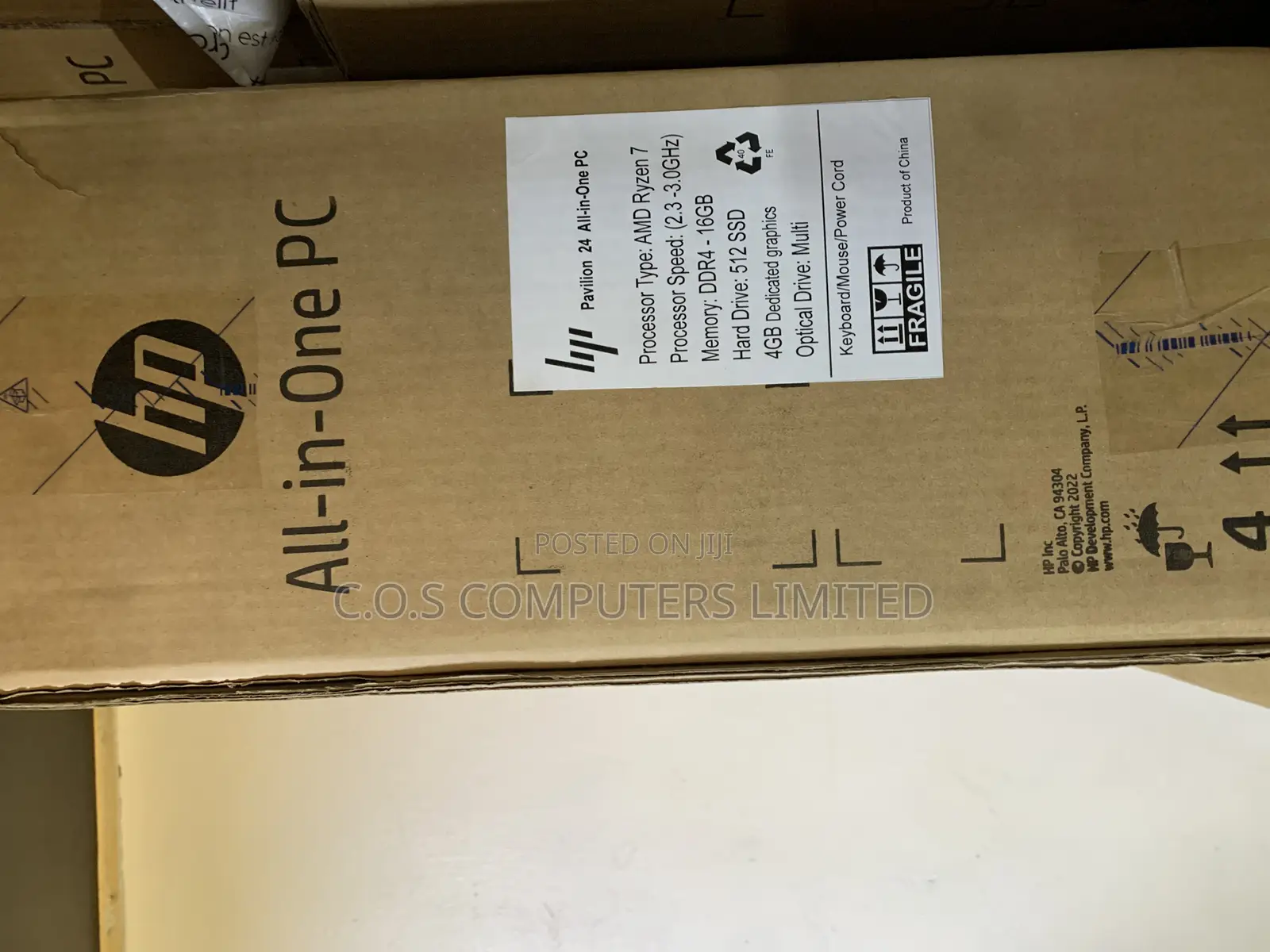 New Desktop Computer HP Pavilion 24 16GB AMD Ryzen 7 SSD 512GB