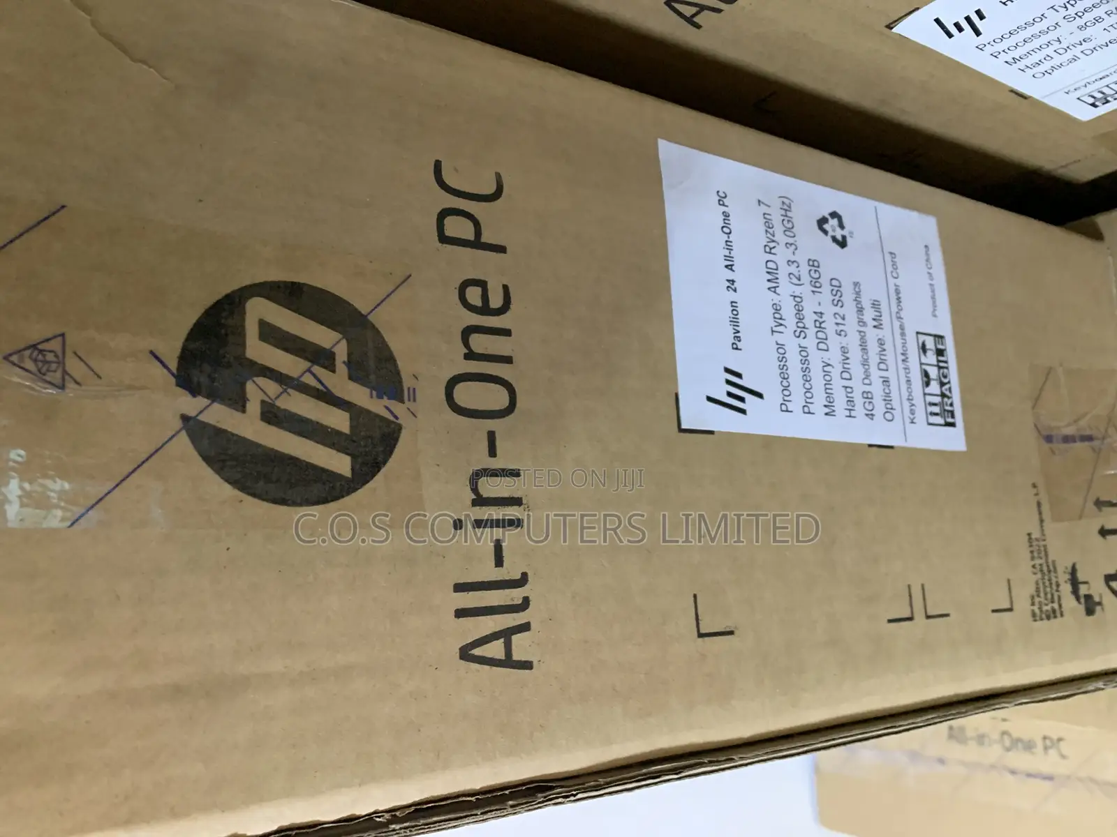 New Desktop Computer HP Pavilion 24 16GB AMD Ryzen 7 SSD 512GB