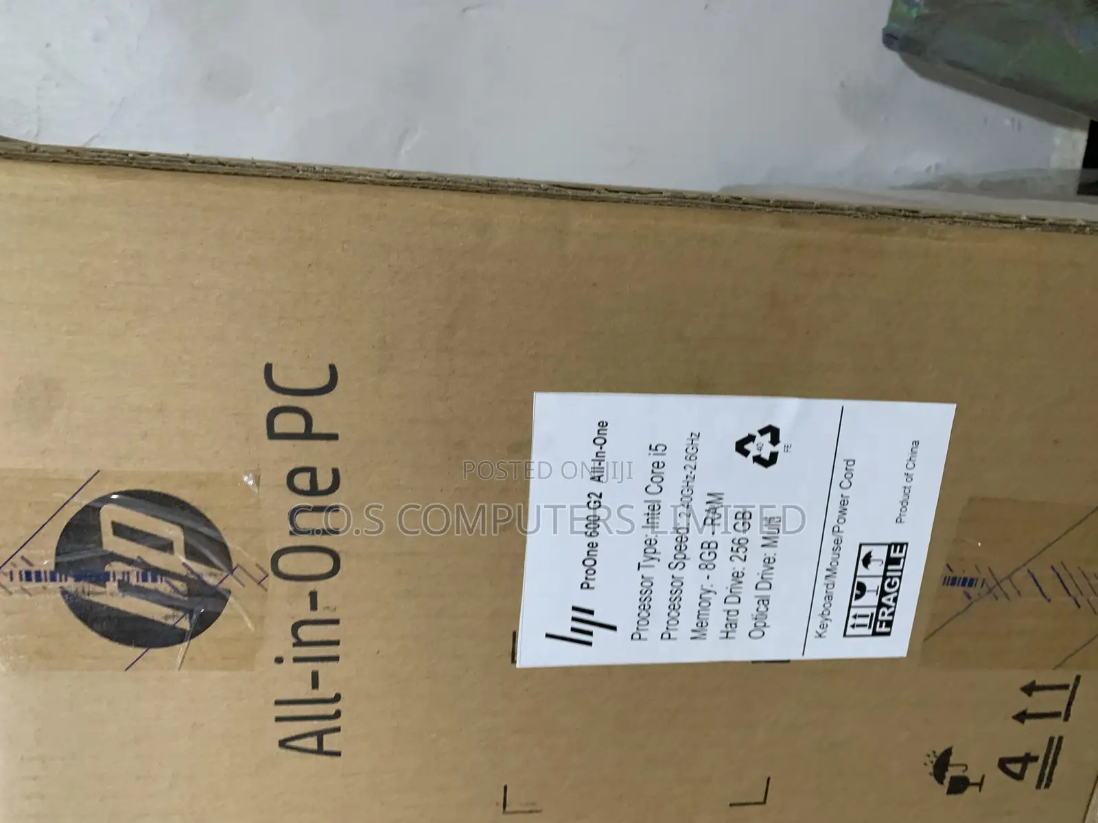 New Desktop Computer HP ProOne 600 8GB Intel Core i5 SSD 256GB