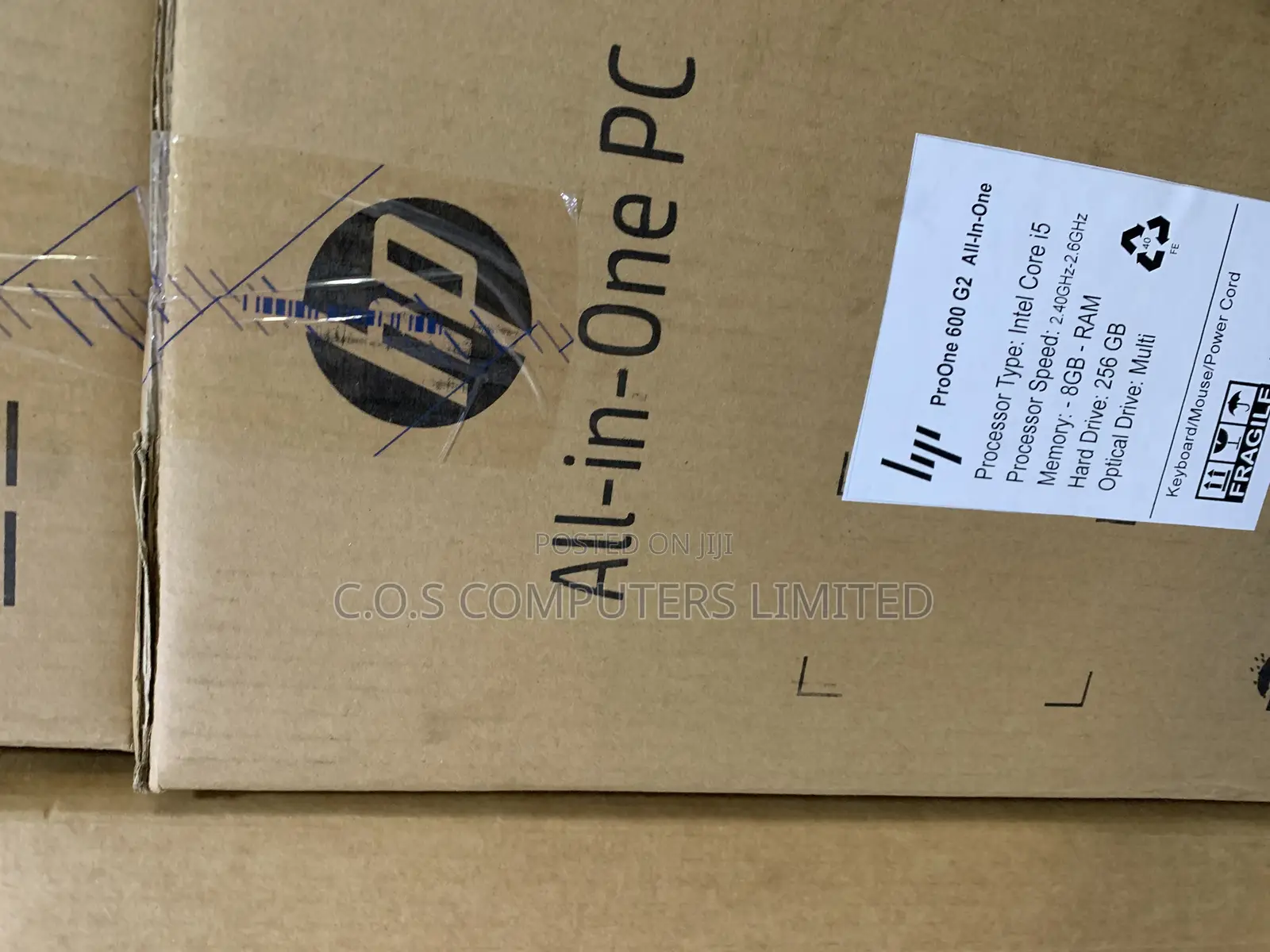 New Desktop Computer HP ProOne 600 8GB Intel Core i5 SSD 256GB
