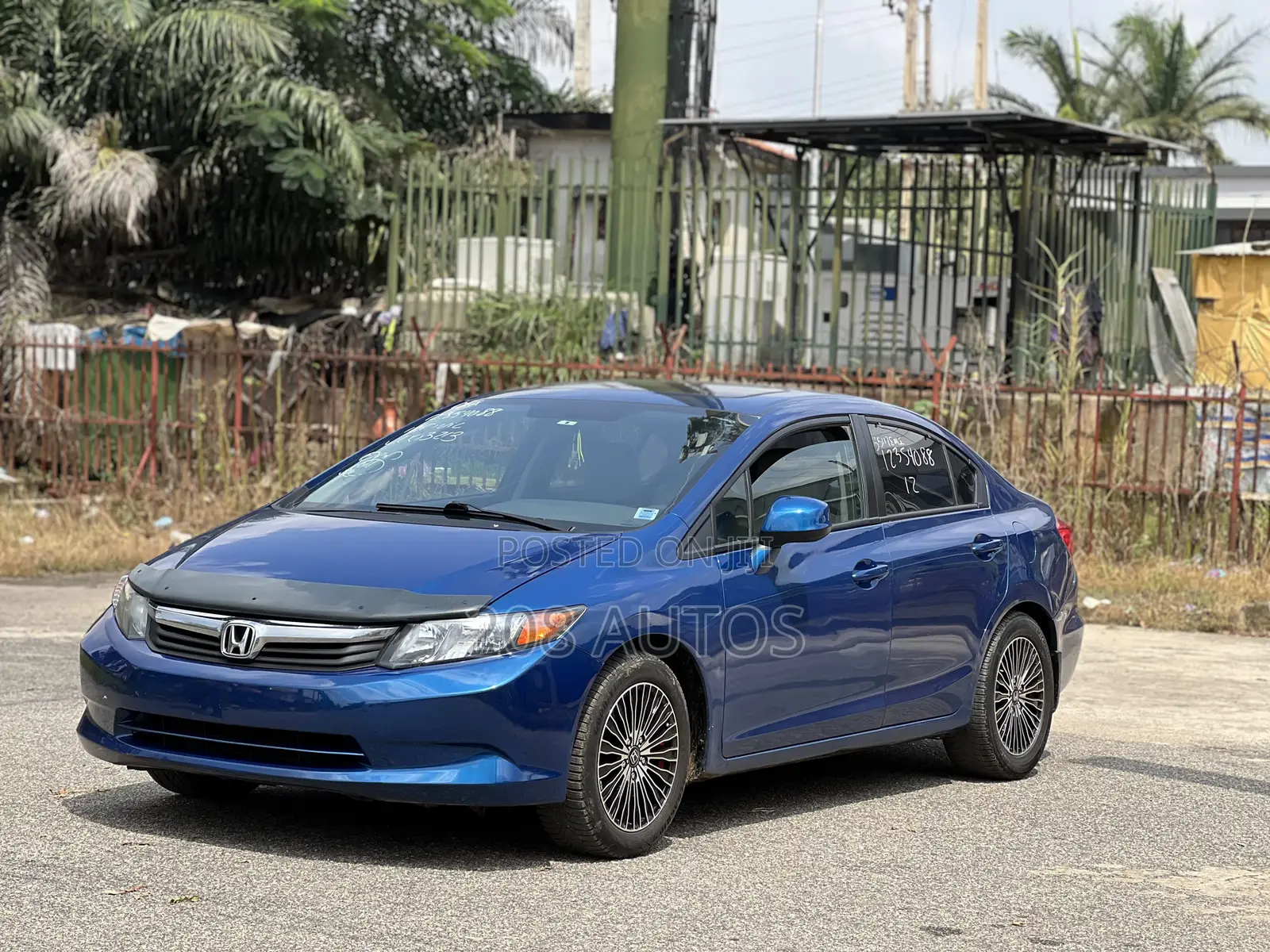 Honda Civic EX Sedan 2012 Blue