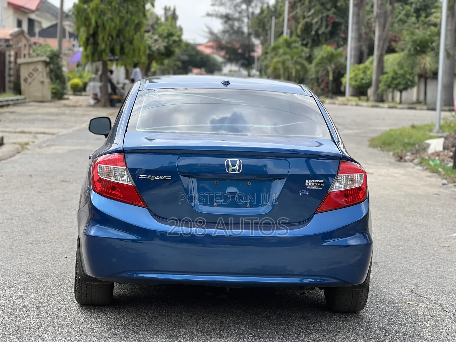 Honda Civic EX Sedan 2012 Blue