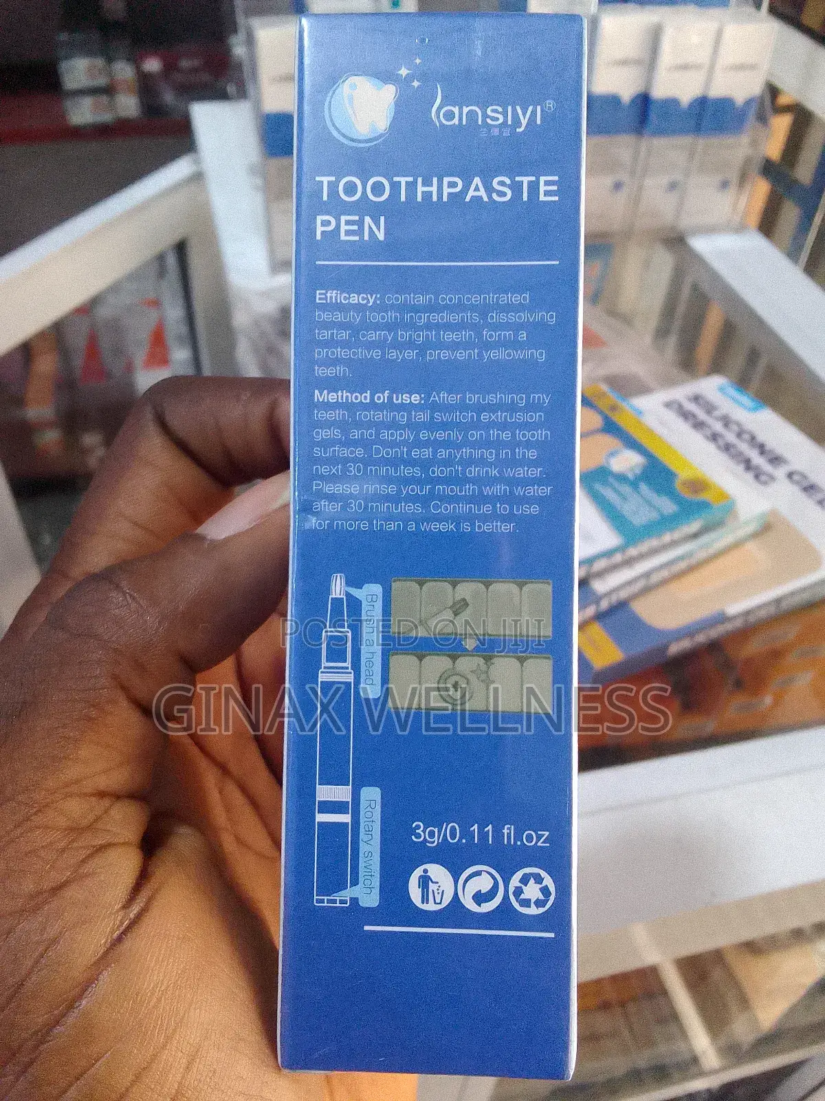 Lansiyi Toothpaste Pen For Stain Removal