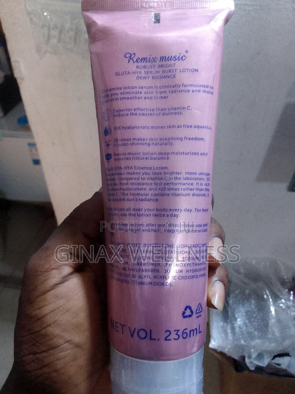 Remix Music Dewy Radiance Body Lotion