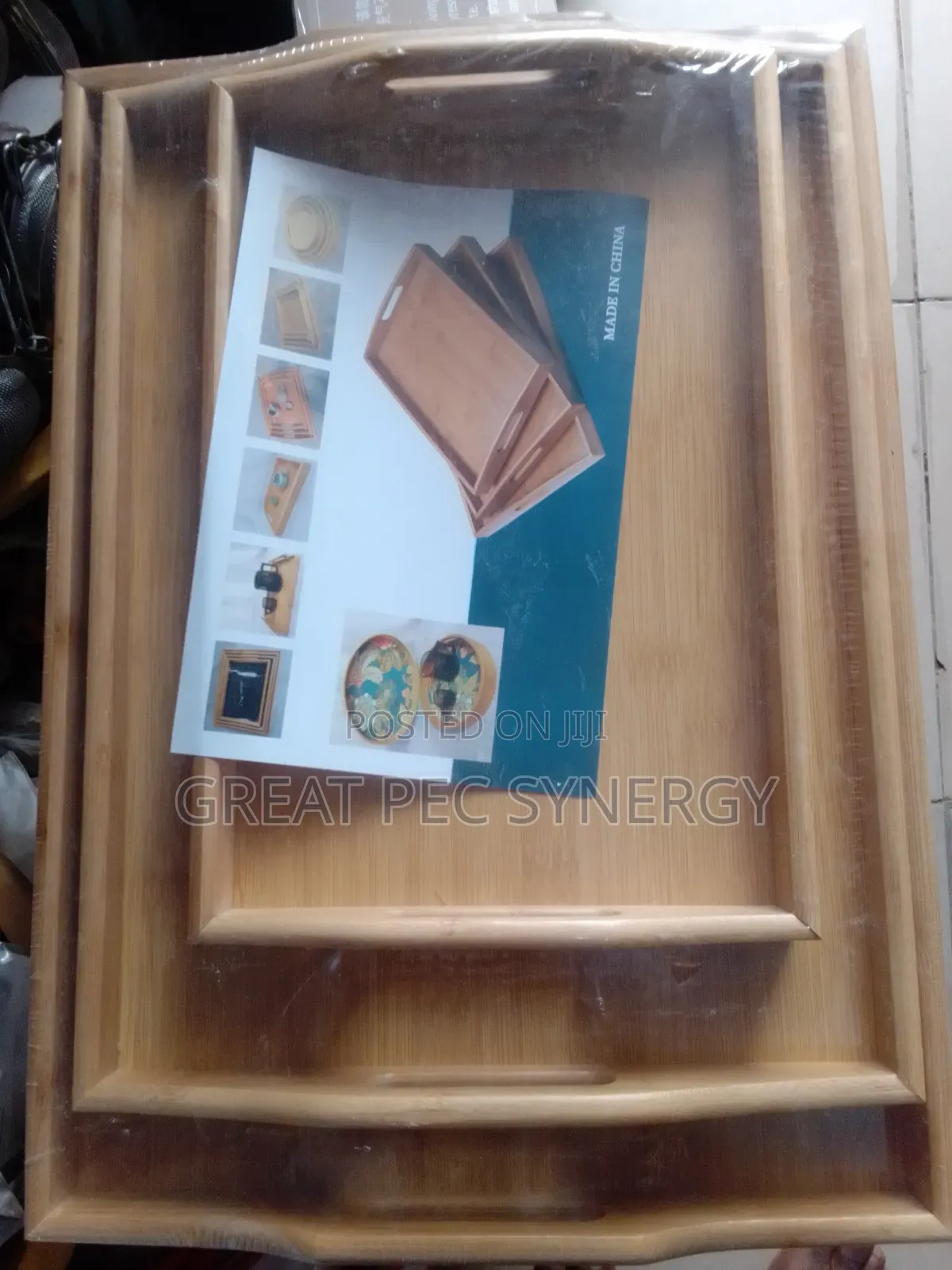 3 in 1 Wooden Tray