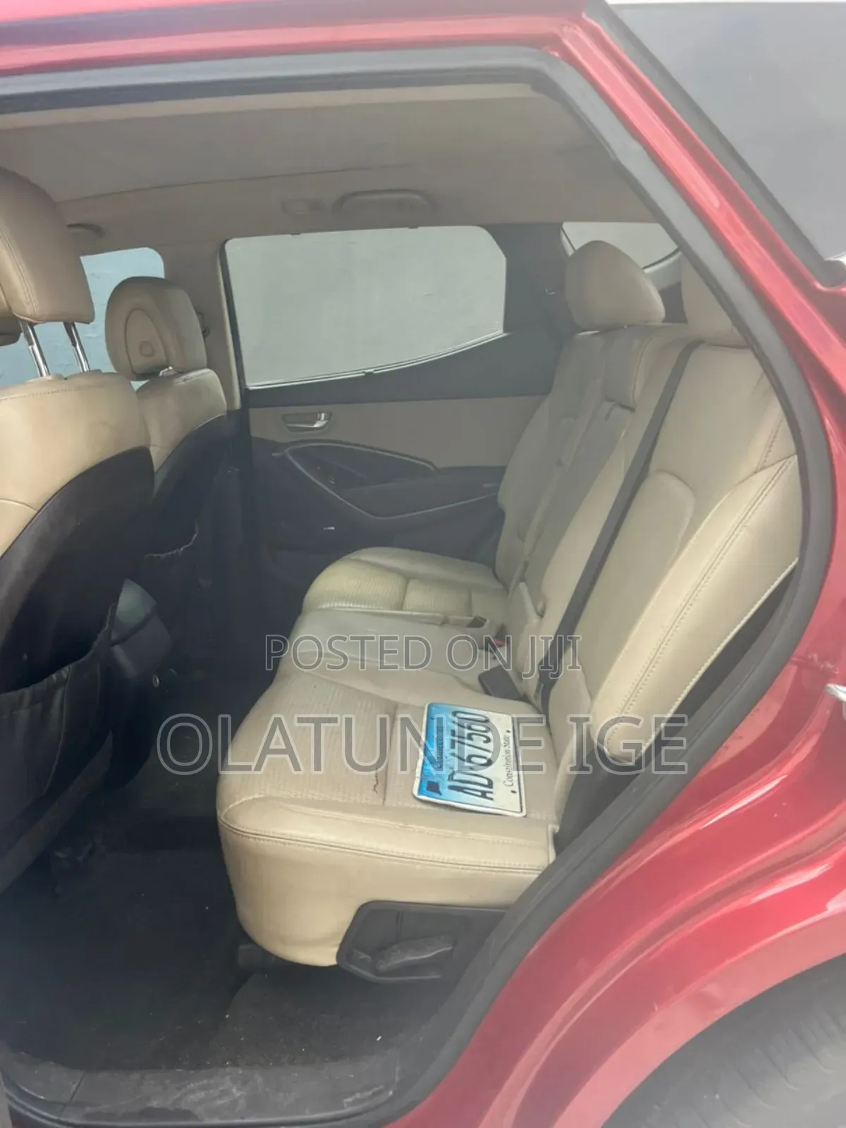Hyundai Santa Fe Limited 4dr SUV AWD (3.3L 6cyl 6A) 2014 Red