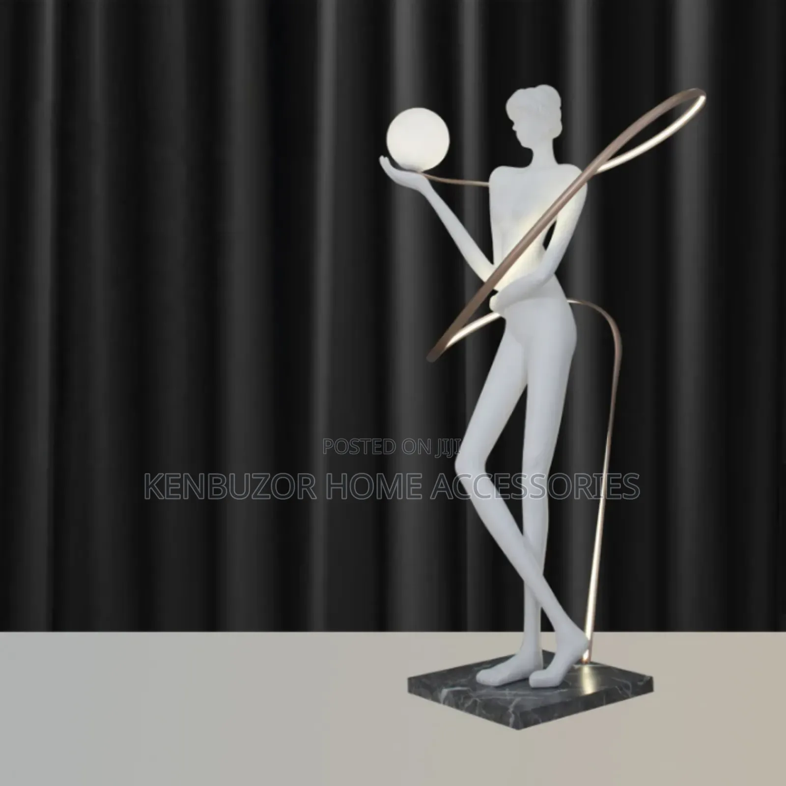 Modern Humanoid Statue Floor Lamp Chandelier