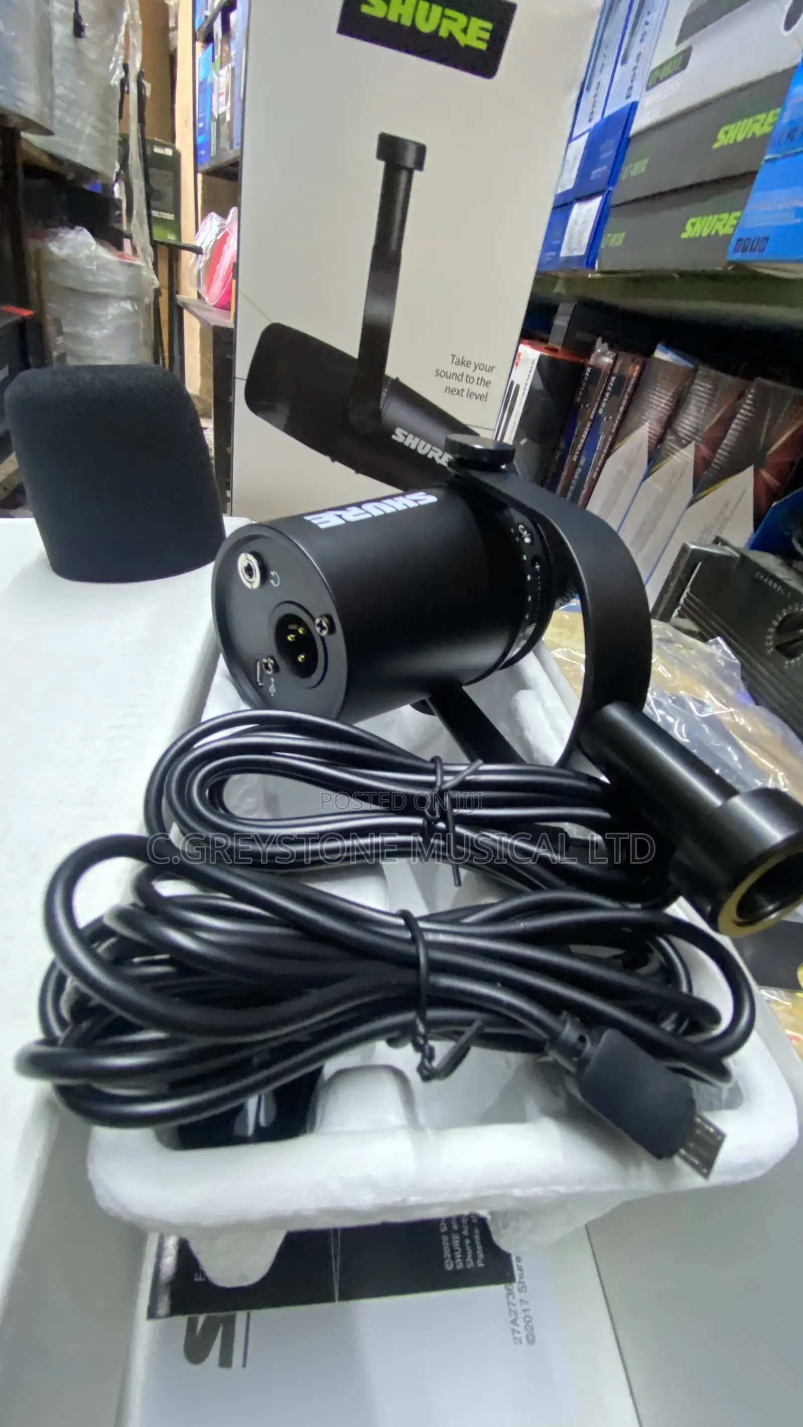 Shure Mv7 Podcast Mic With XLR