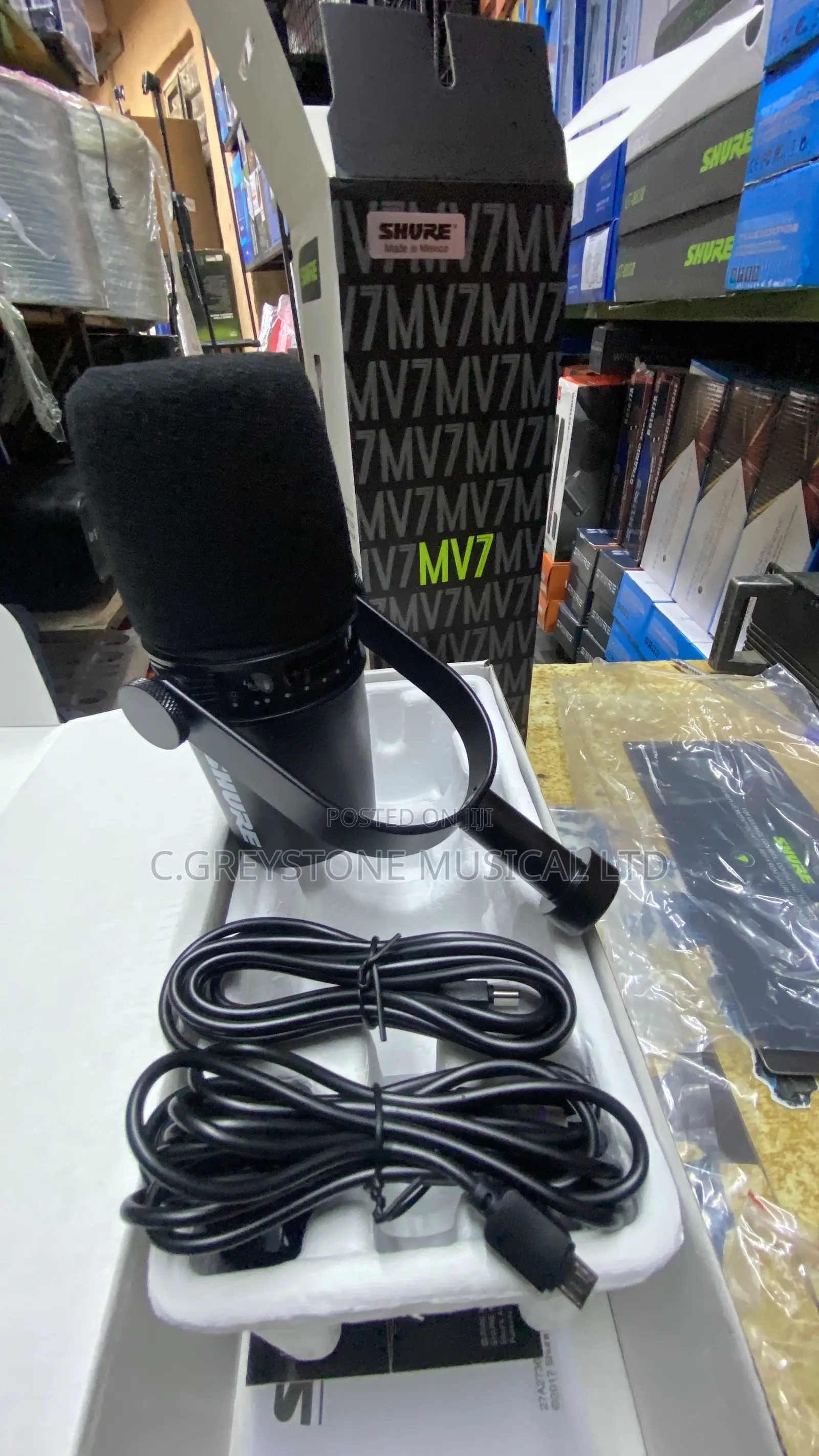 Shure Mv7 Podcast Mic With XLR