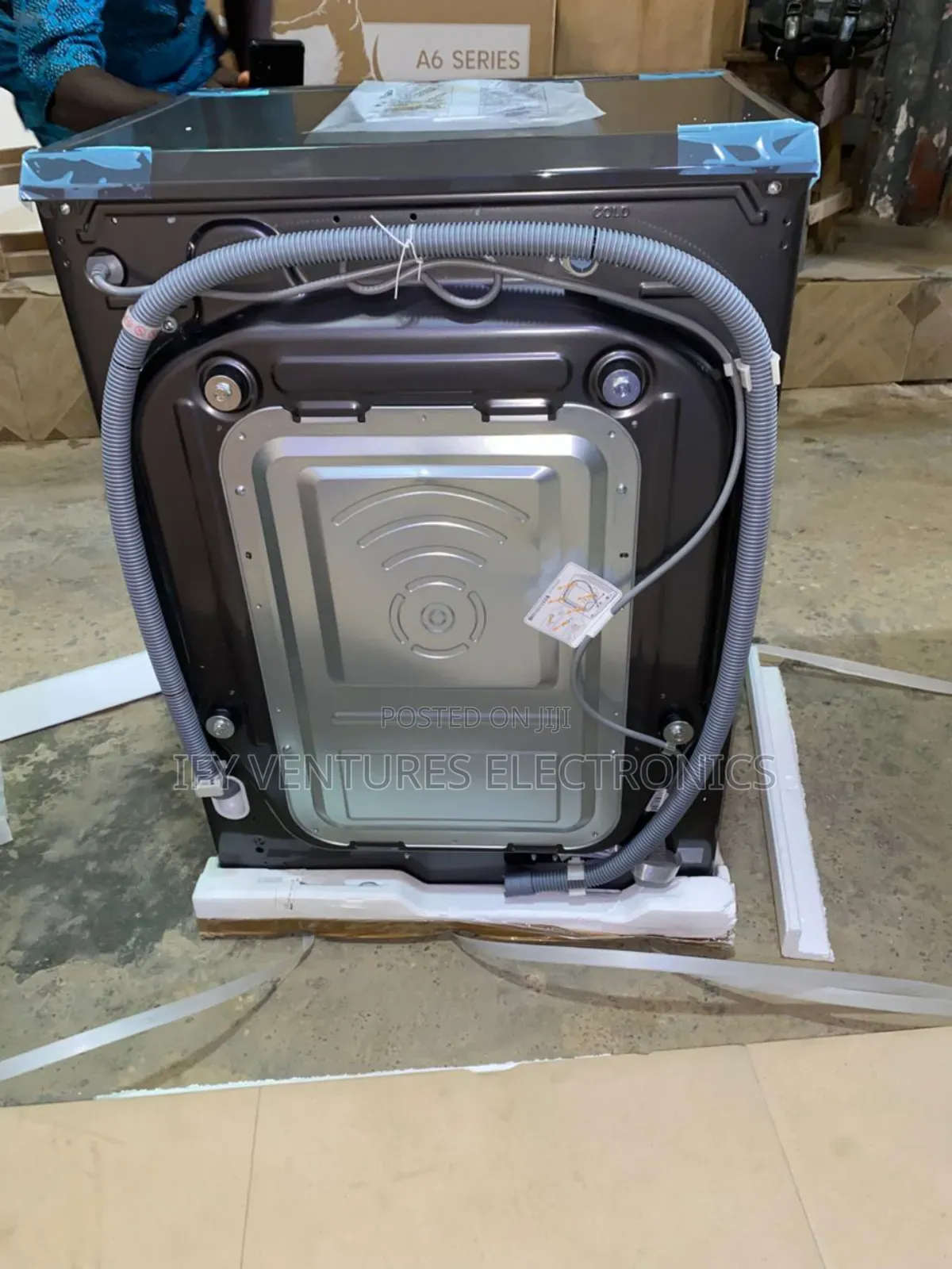 9kg Lg Wash And Spin Front Loader Automatic Washing Machine,Gray Color