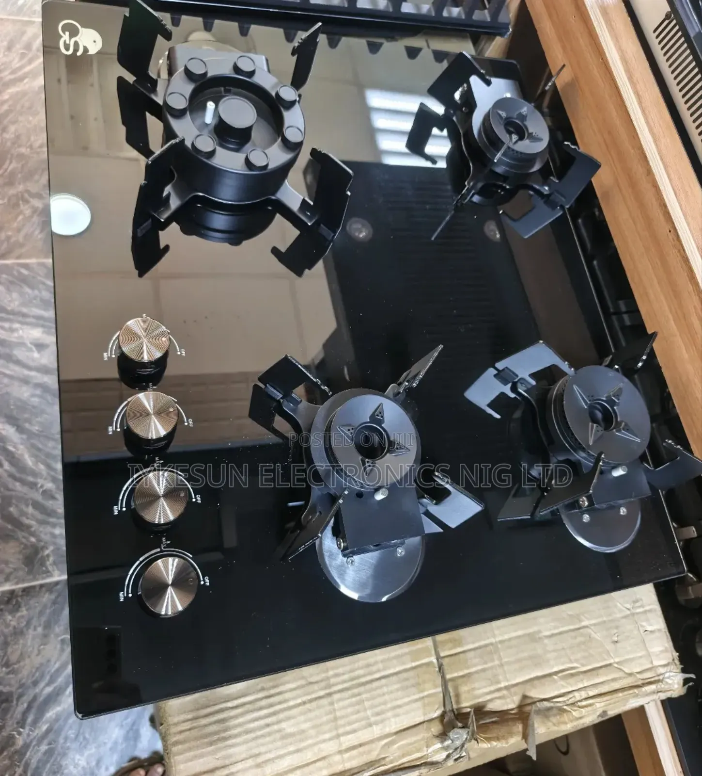 Original Gs Flips Up Inbuilt Gas Cooker Bob 60cm 4 Burners Flips Up