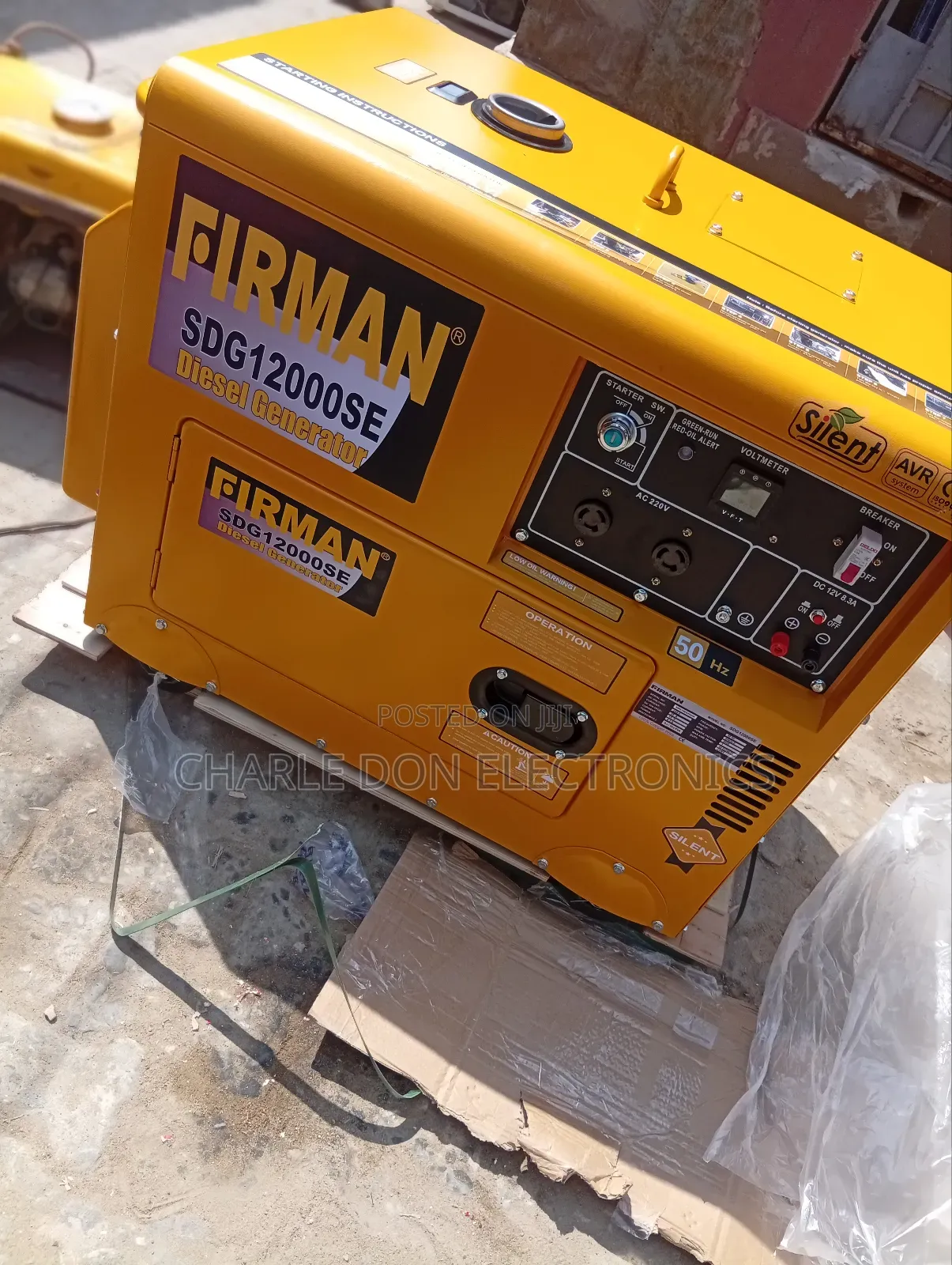 Original Fireman 10kva Disael Soundproof Generator  Copper