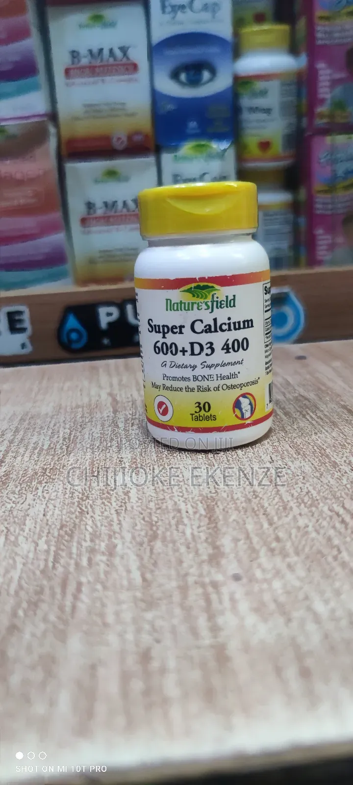 Nature's Field Super Calcium 600 + D3 400 X 30 Tablets