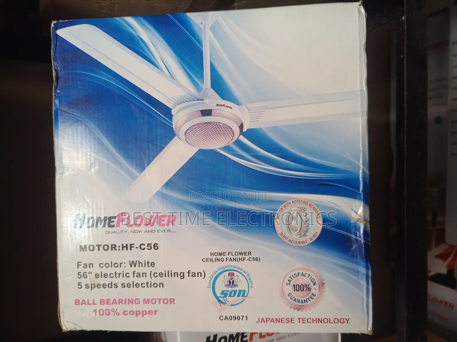 Home Flower 56" Electrical Ceiling Fan