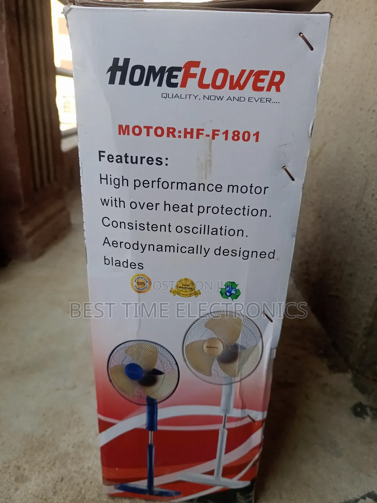18" Home Flower Electrical Stand Fan