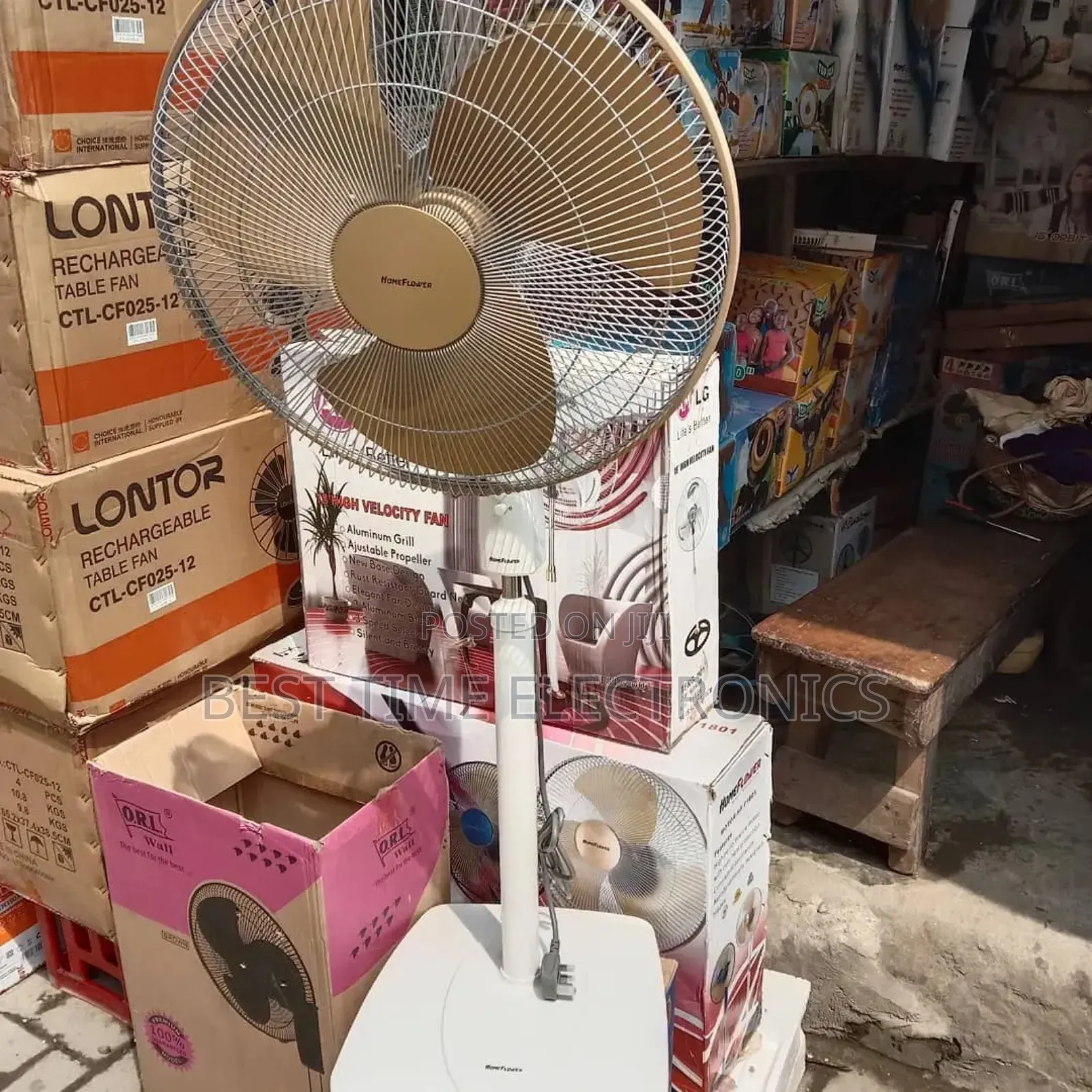 18" Home Flower Electrical Stand Fan