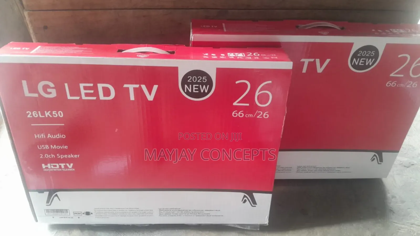 Lg 26" Led Tv- High Definition Tv and Low Watts Consumption for Solar