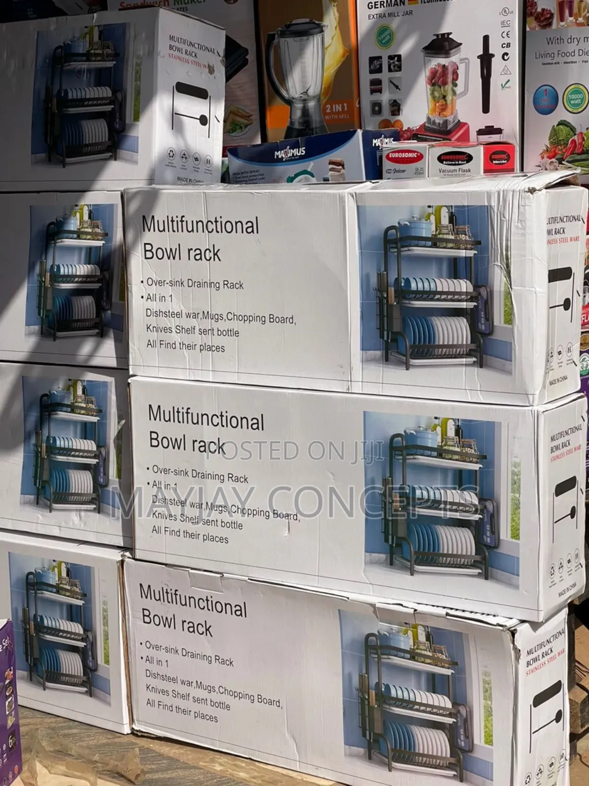 3-Layer Multifunctional Dish Rack or Drainer