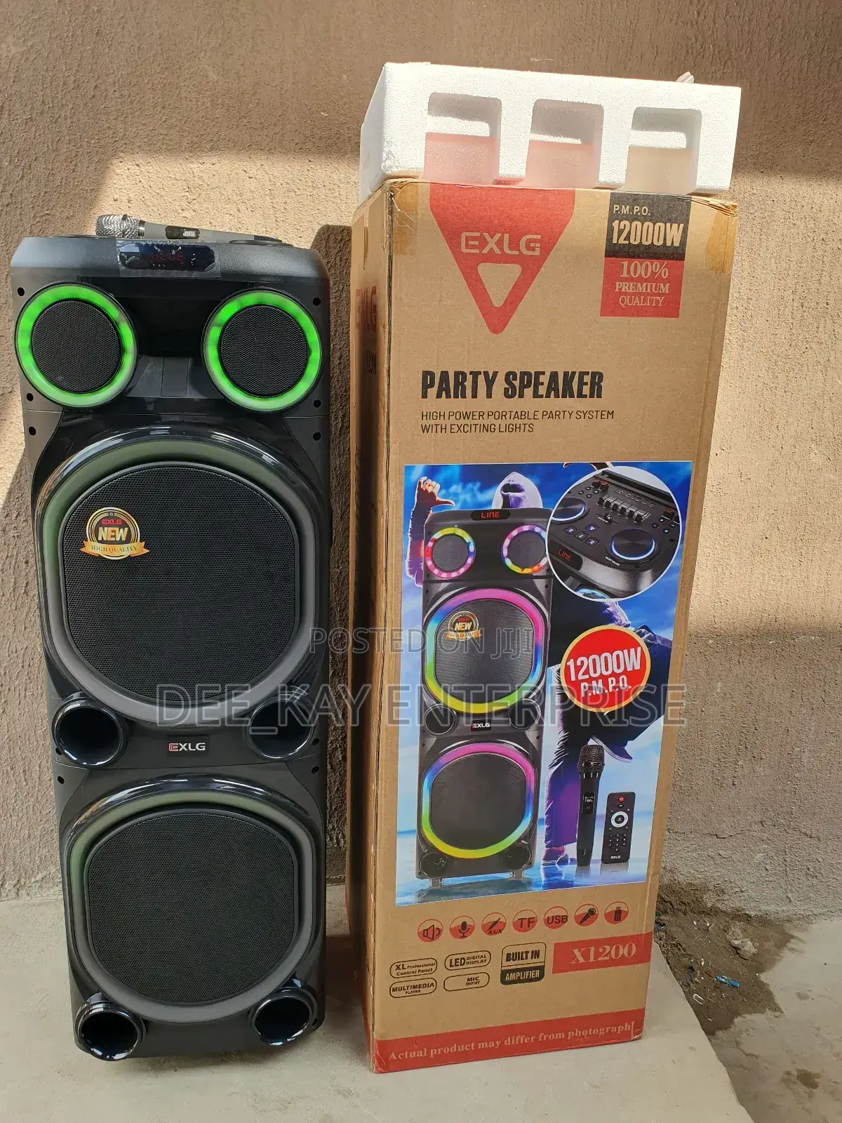 Exlg X1200 Power Party Speaker