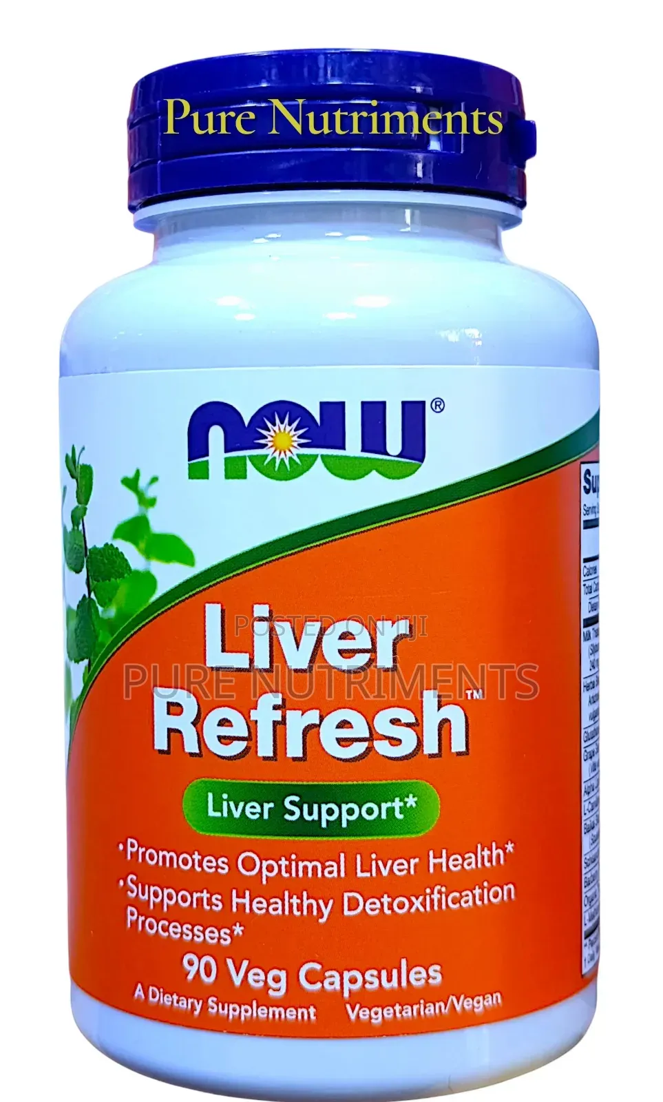 Now Liver Refresh 90 Veg Capsules – Liver Cleanse Detox Support