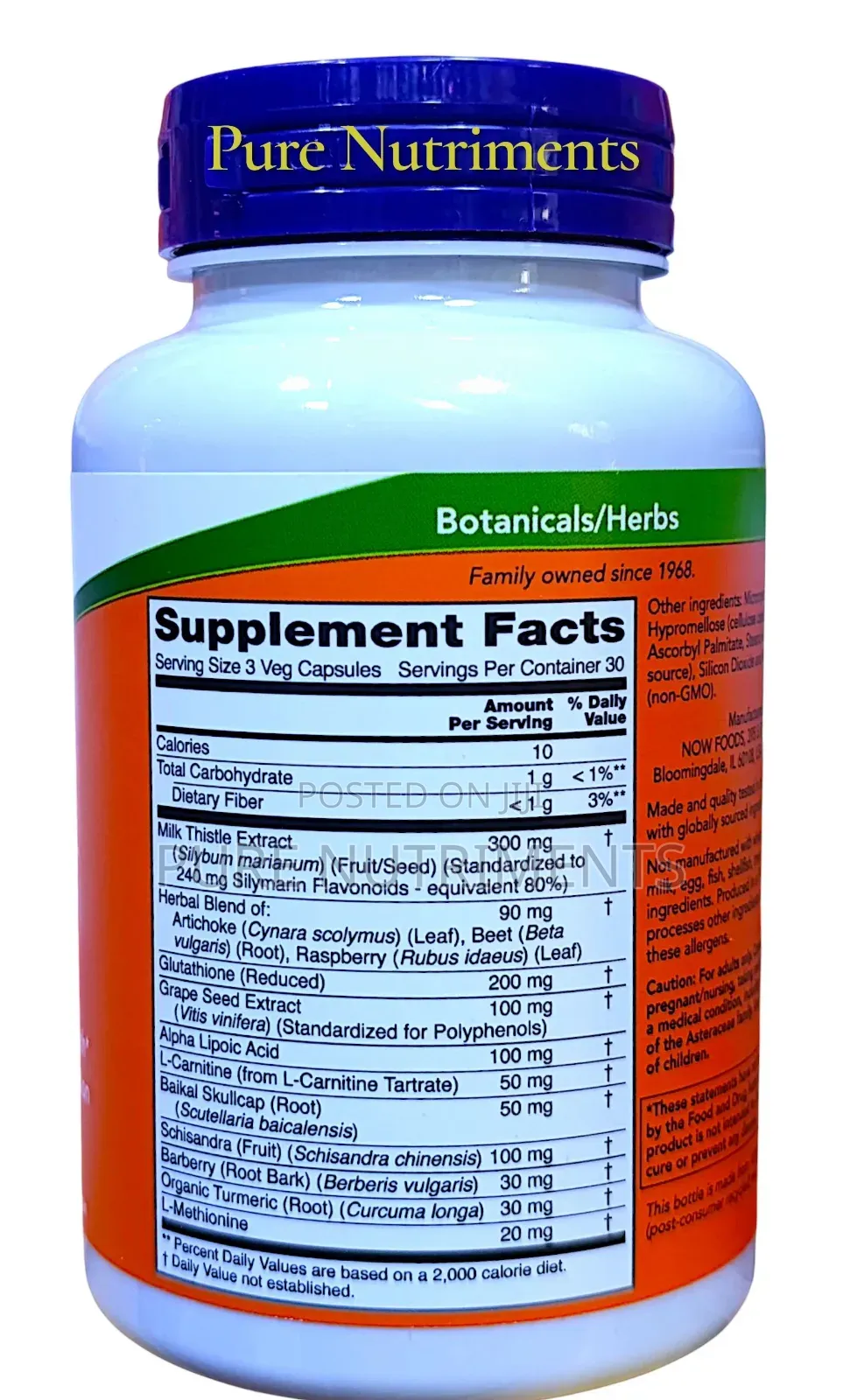Now Liver Refresh 90 Veg Capsules – Liver Cleanse Detox Support