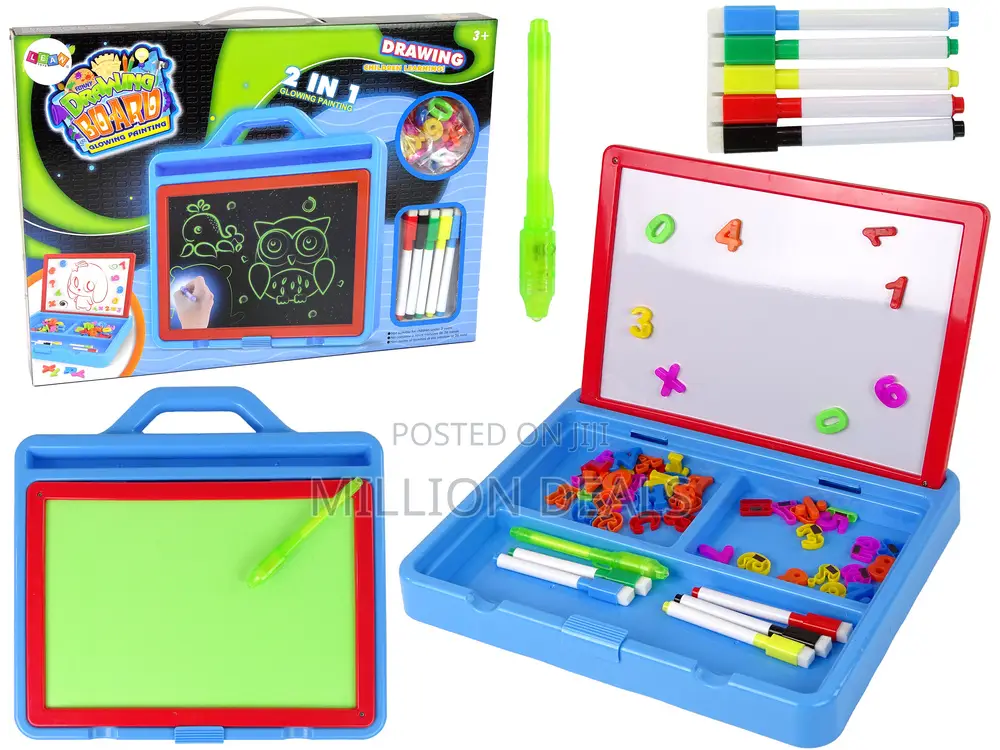 2in1 Glowing Painting Kids Educational Toy Ages 3+