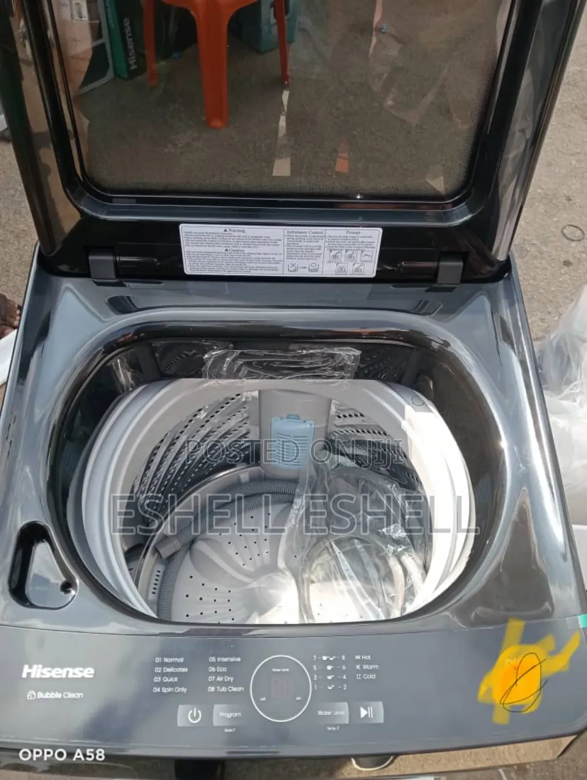 Hisens 9kg Automatic Washing Machine Wash/Spin