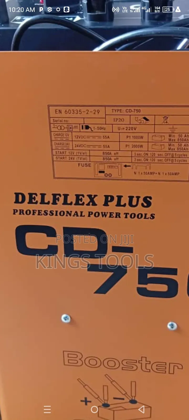 Battery Charger Cd - 750(Delflex Plus)