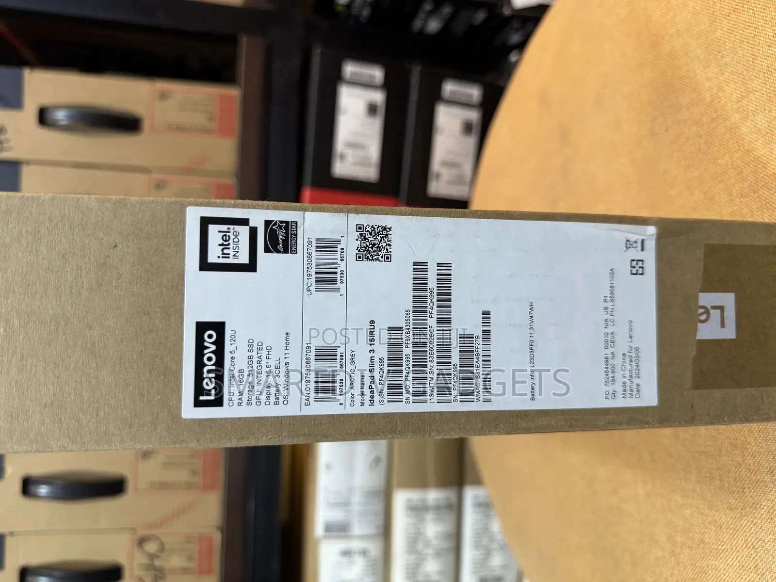 New Laptop Lenovo Ideapad 3 16GB Intel Core 5 SSD 512GB