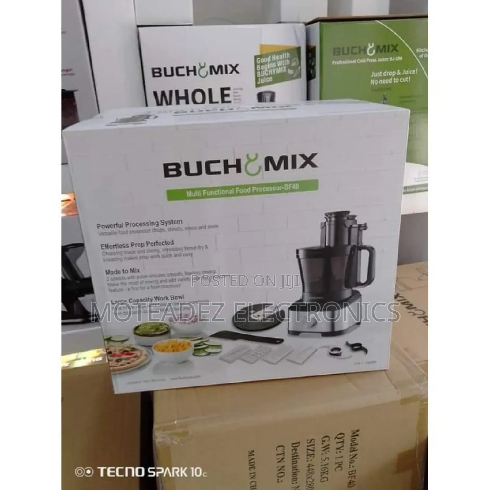 Buchymix Turbocrush Multifunctional Commercial Food Processor (Bf-50)