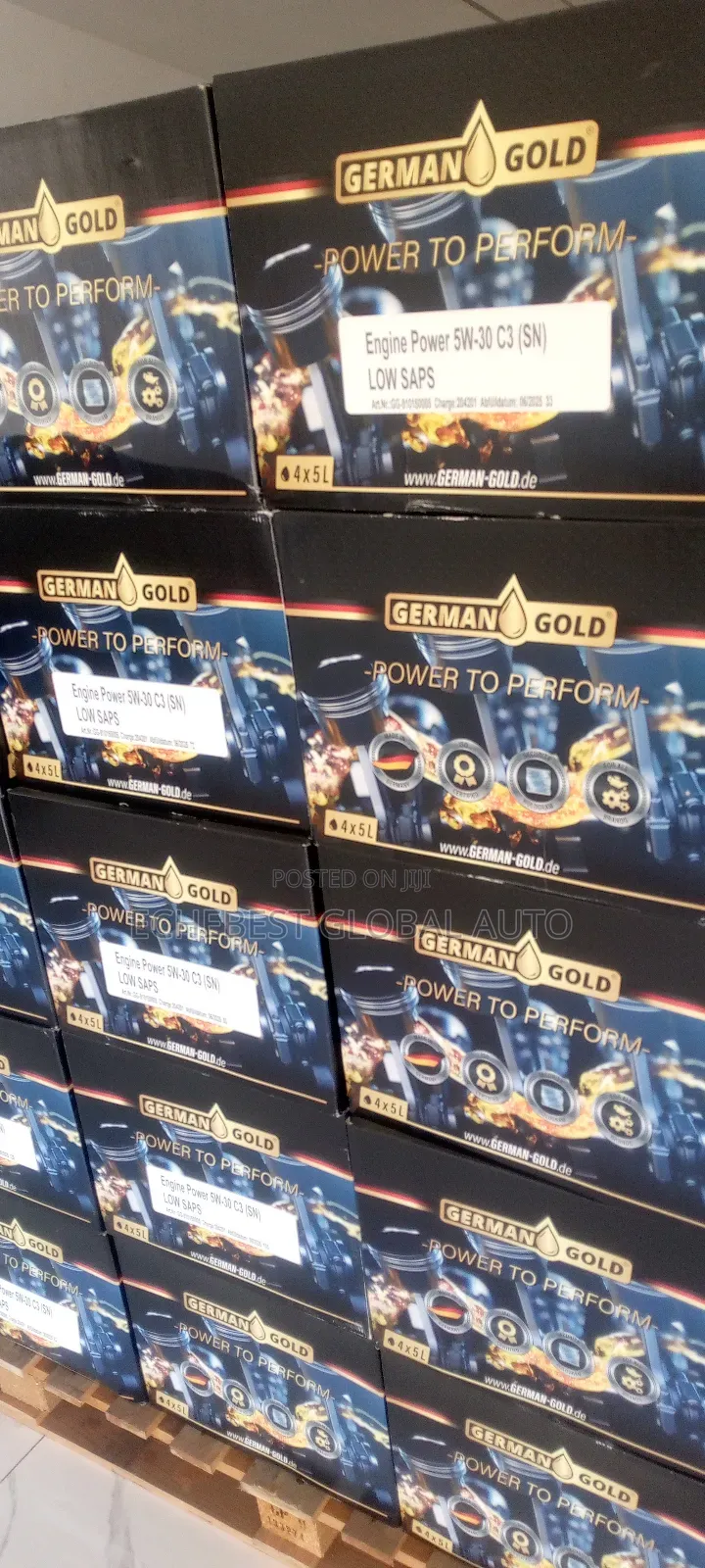 German Gold Engine Oils. ( Power to Perform)