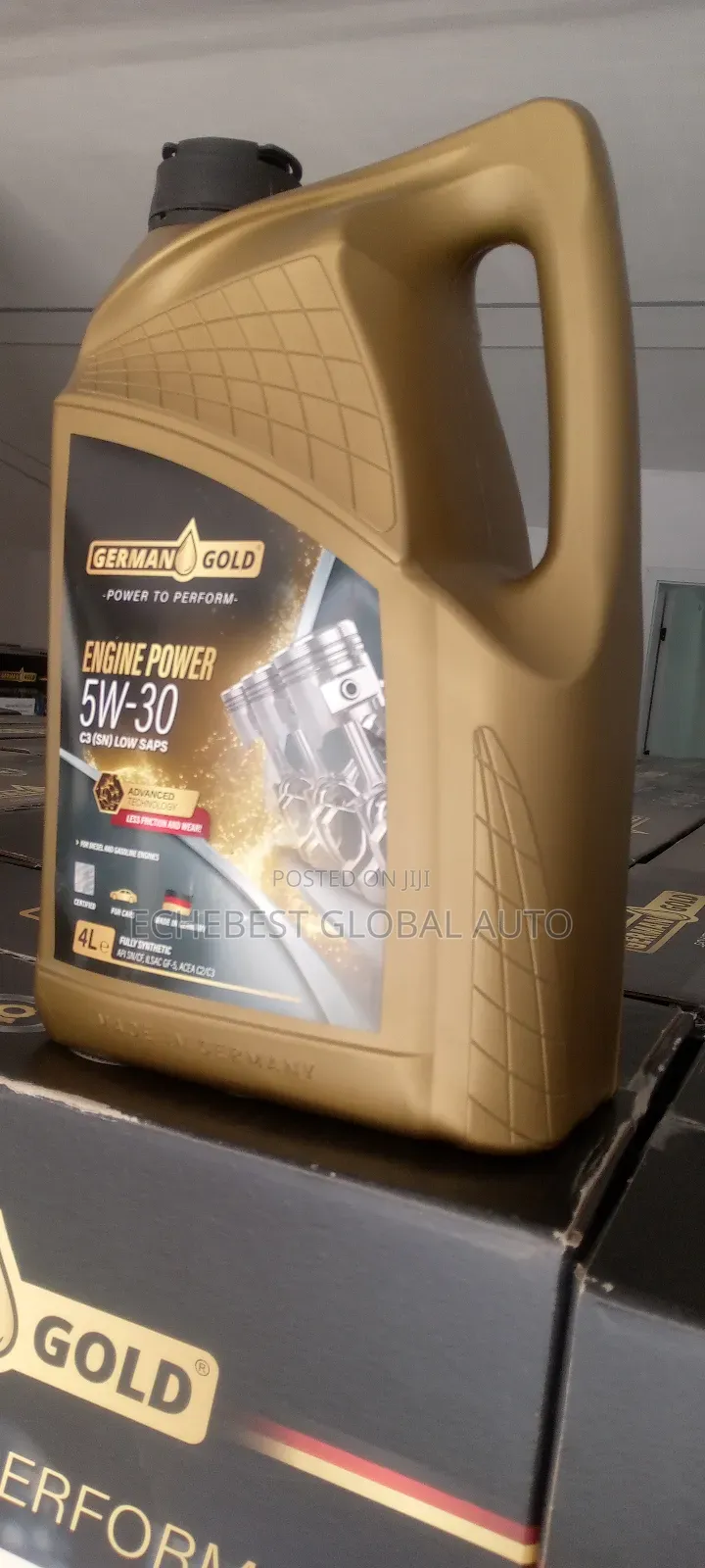 German Gold Engine Oils. ( Power to Perform)