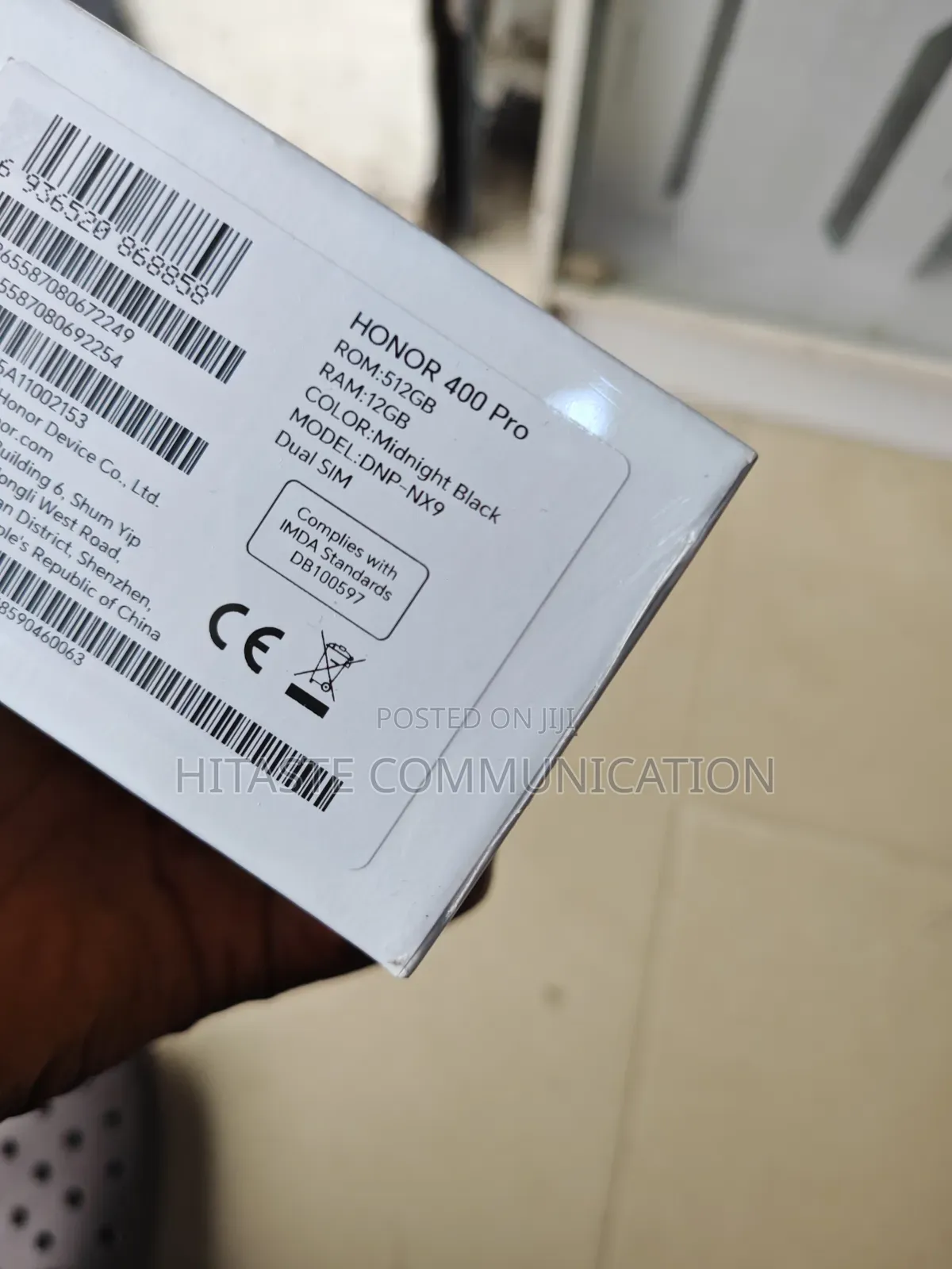 New Honor 400 Pro 512 GB Black