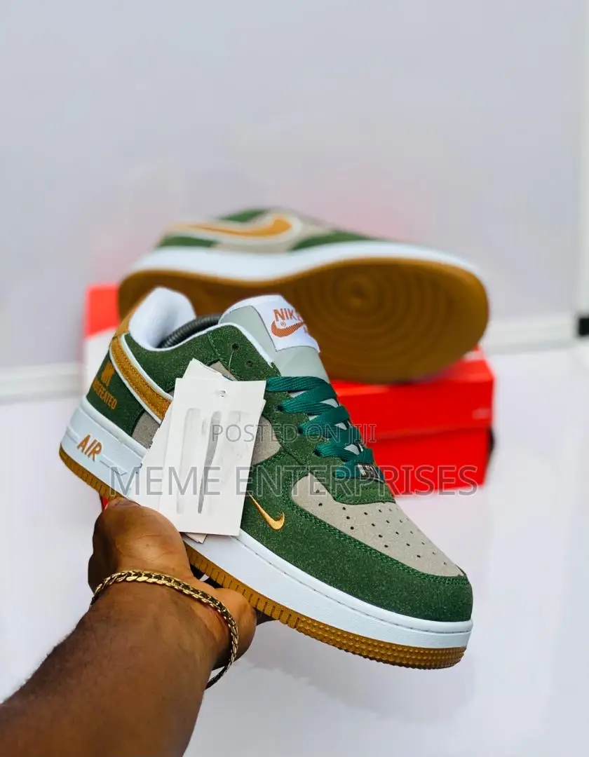 Green/Gray Nike 