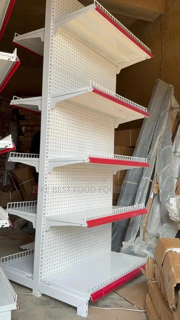 Double Sided Supermarket Shelves